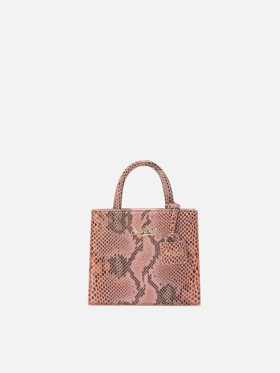mc2-saint-barth-shop-bag-mini-borsa-in-pelle-rosa-stampa-pitone image 1