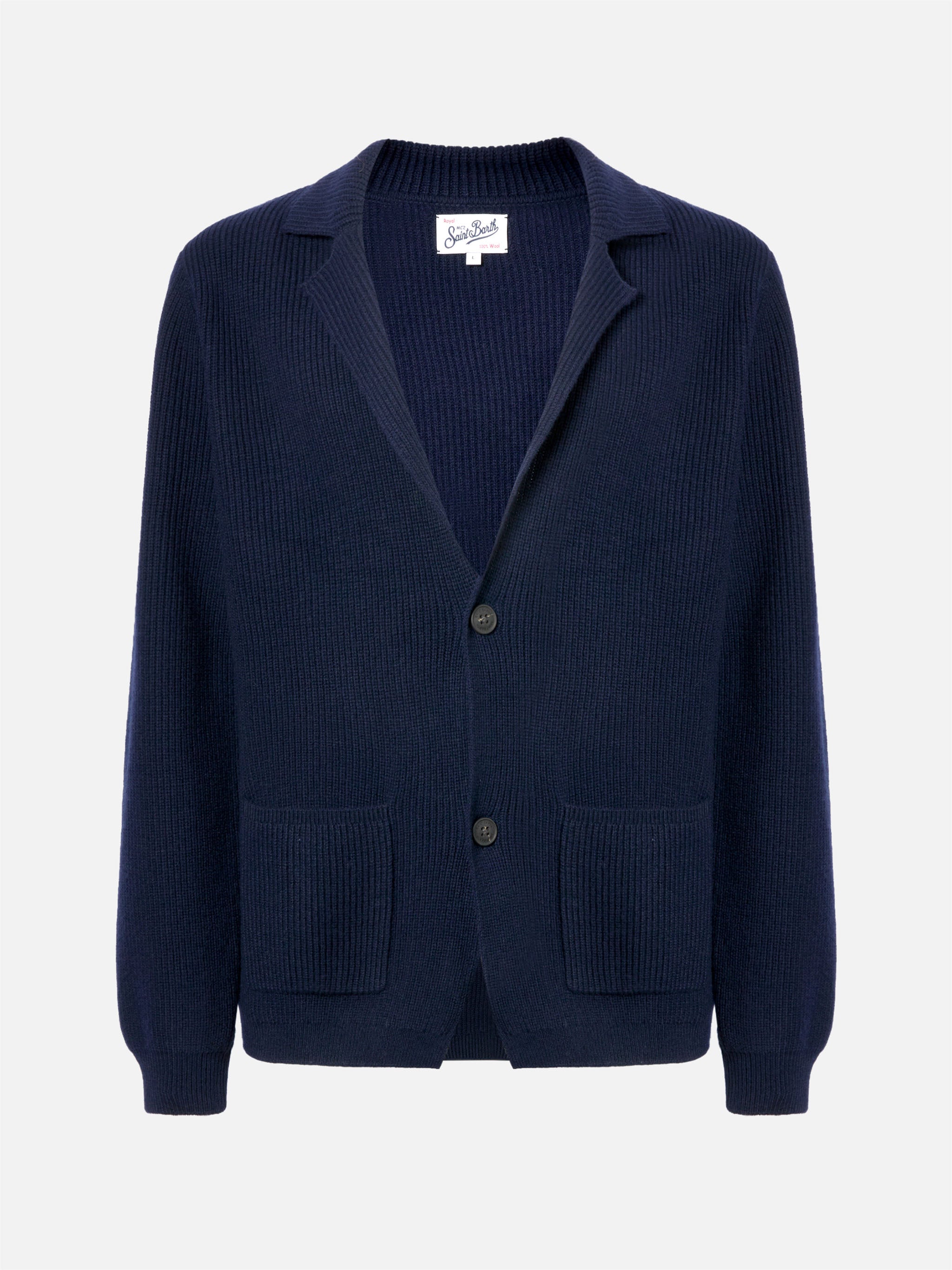 mc2-saint-barth-blazer-eaton-uomo-in-pura-lana-blu-notte image 5