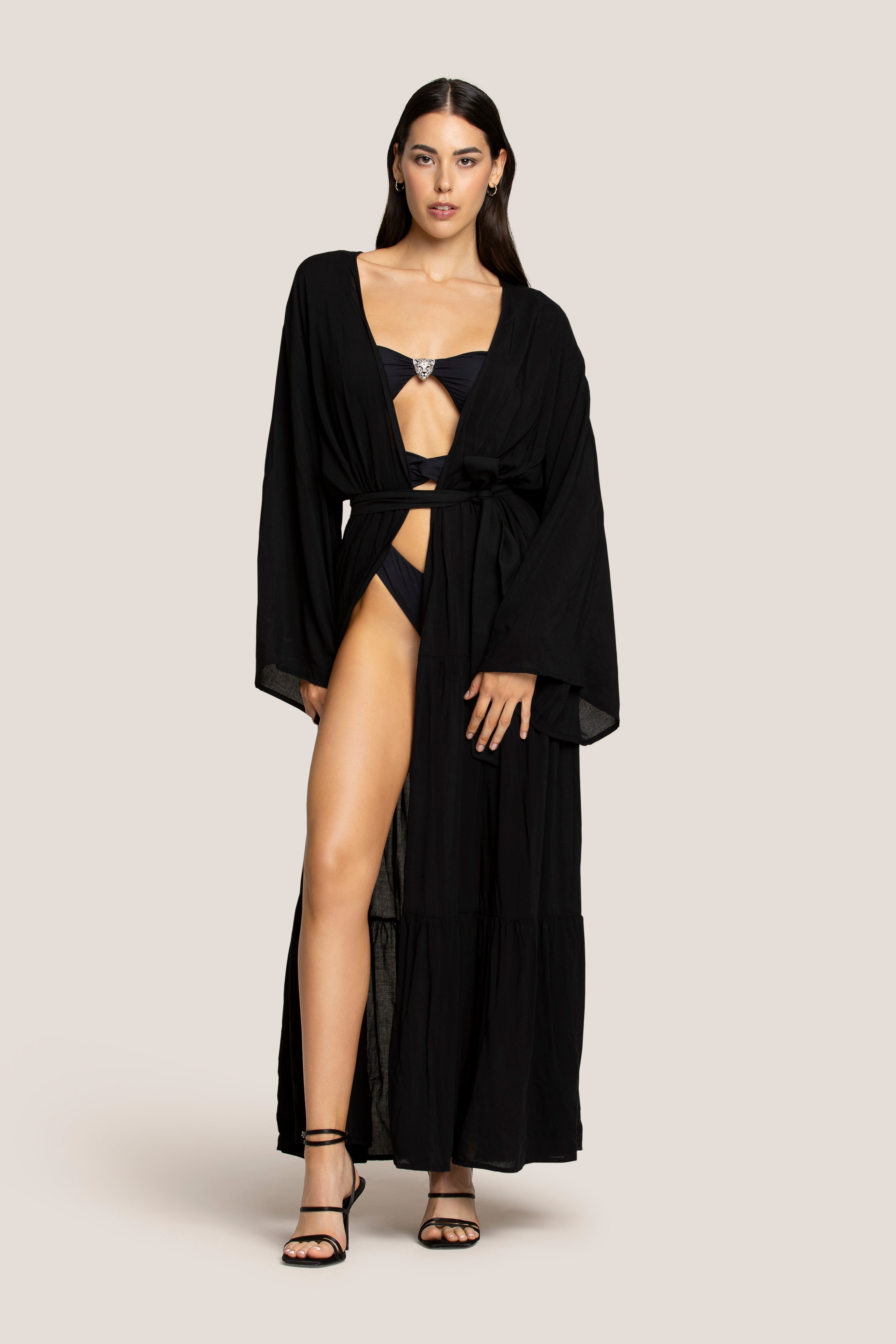 4giveness-kimono-jaguar-black-donna-cover-up-resort image 1