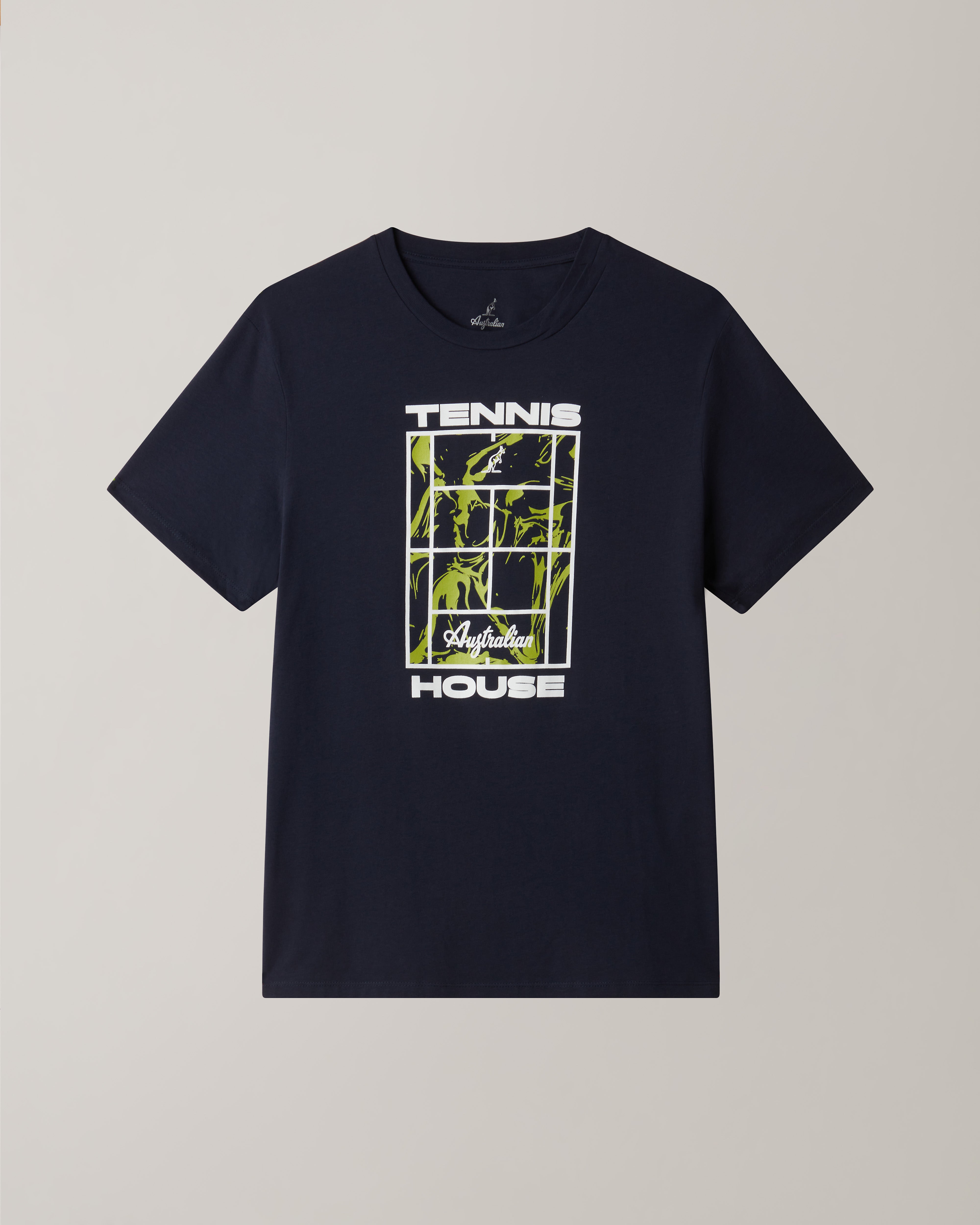 australian-ripple-court-t-shirt-uomo-blu-navy-maglia-tennis image 5
