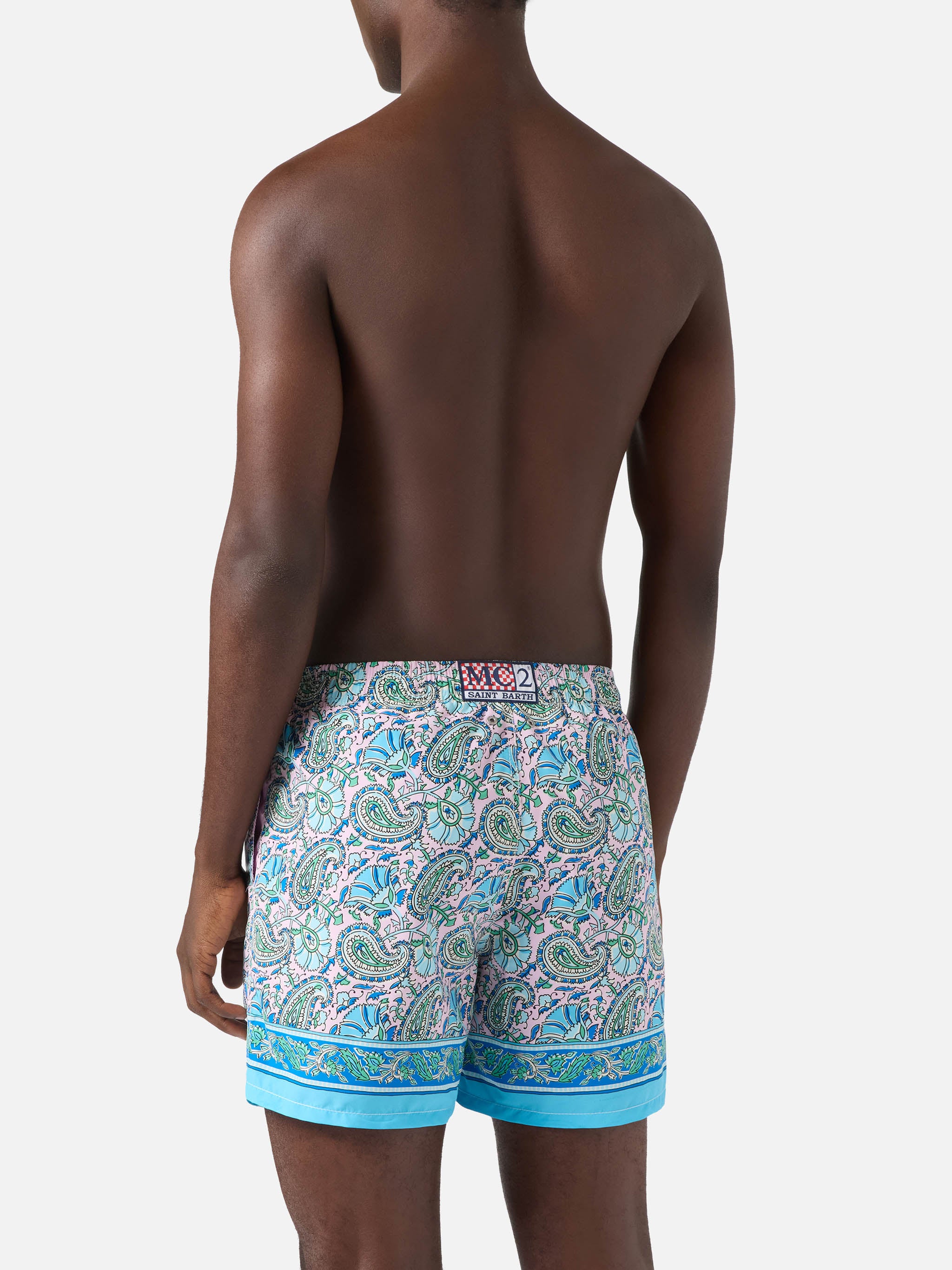 mc2-saint-barth-gustavia-costume-mare-uomo-paisley-rosa-special-edition image 6