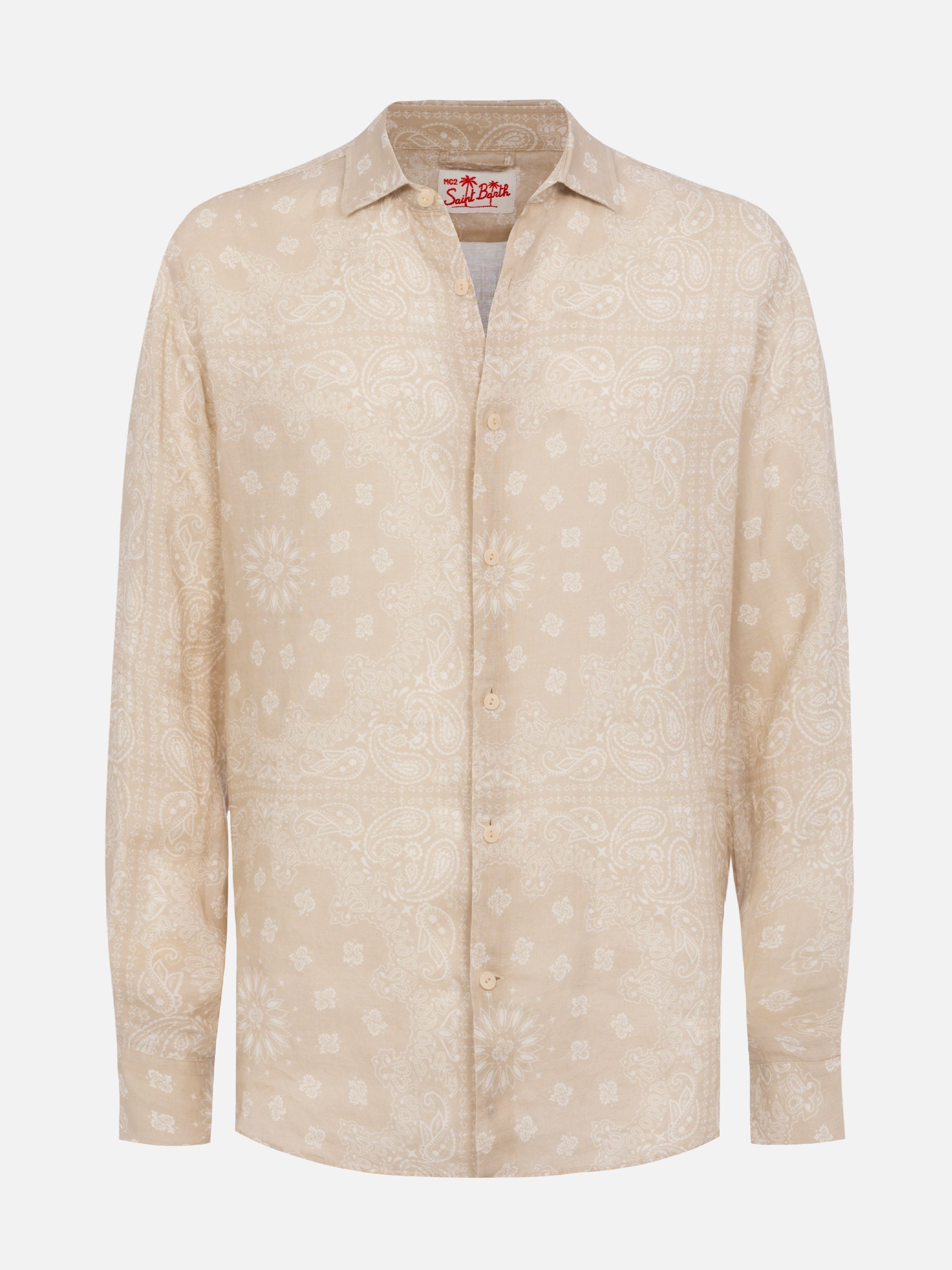 camicia-mc2-saint-barth-pamplona-in-lino-con-stampa-bandana image 4