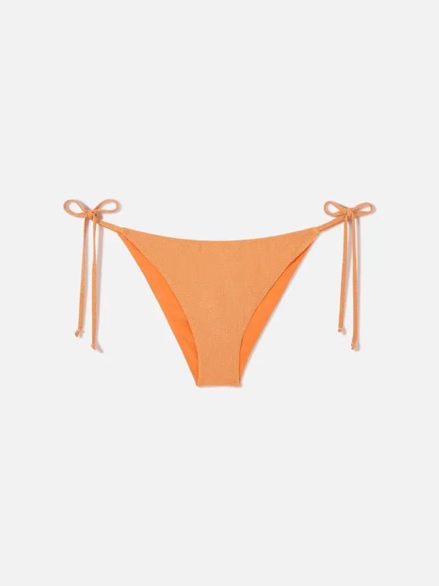 mc2-saint-barth-virgo-slip-mare-donna-arancione-lurex image 1