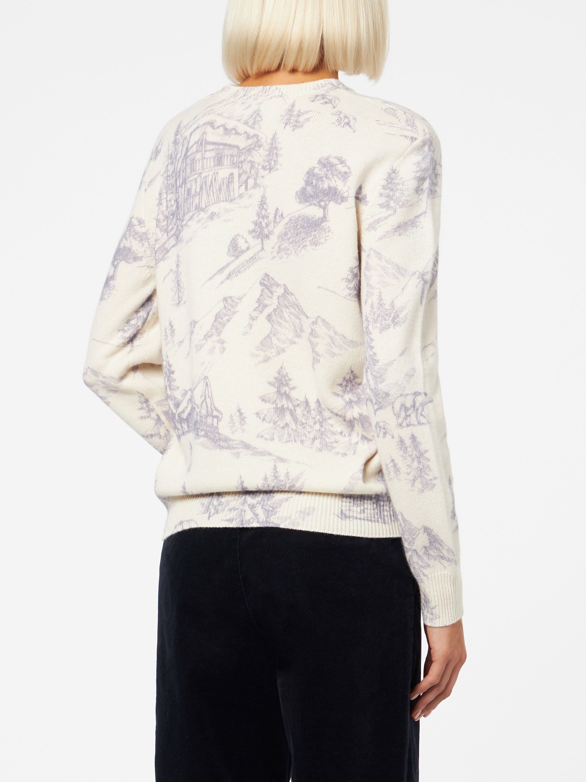 mc2-saint-barth-maglia-new-queen-donna-girocollo-in-filato-misto-cashmere-stampa image 3
