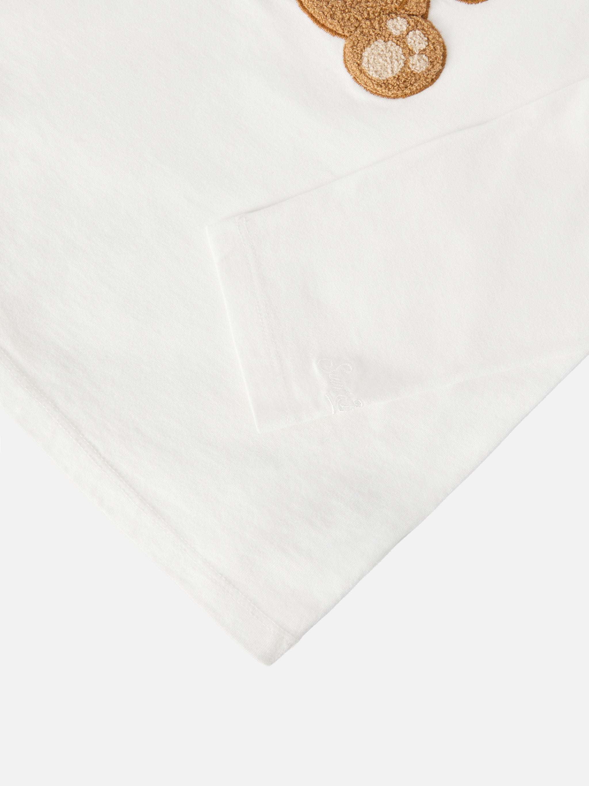 mc2-saint-barth-penny-t-shirt-bambina-bianca-orsetto-trudi-special-edition image 4