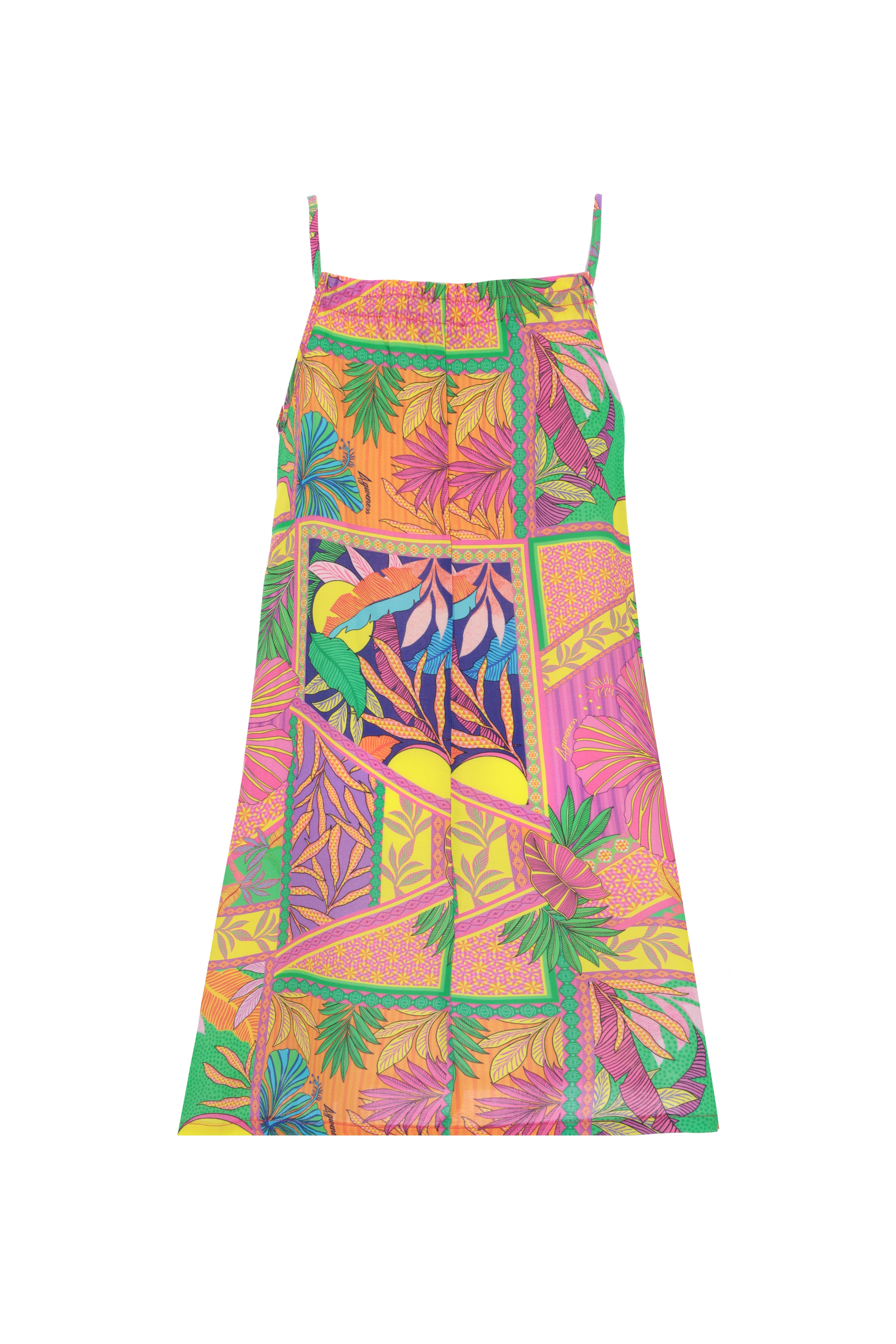 4giveness-vestito-corto-con-lacci-in-mussola-fantasia-girl image 2