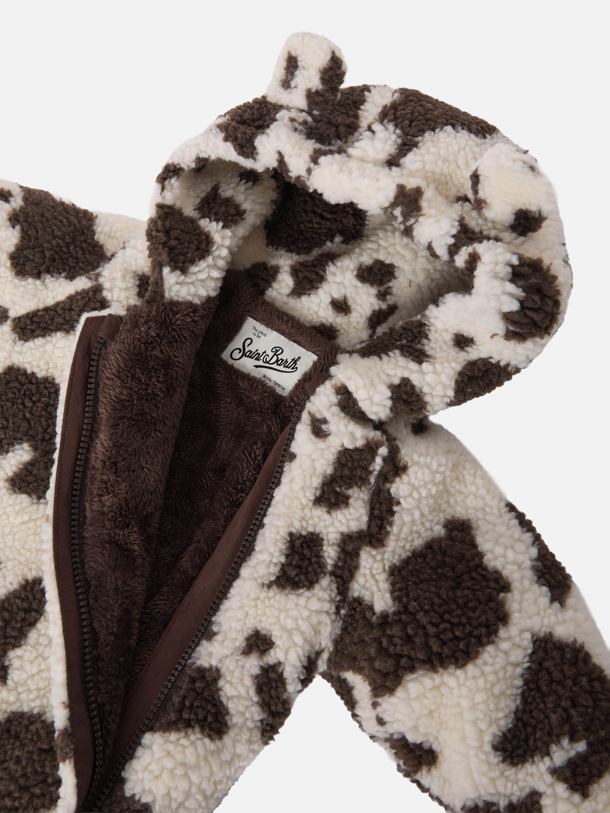 mc2-saint-barth-glace-teddy-tuta-da-neve-intera-bimba-stampa-muccata image 3