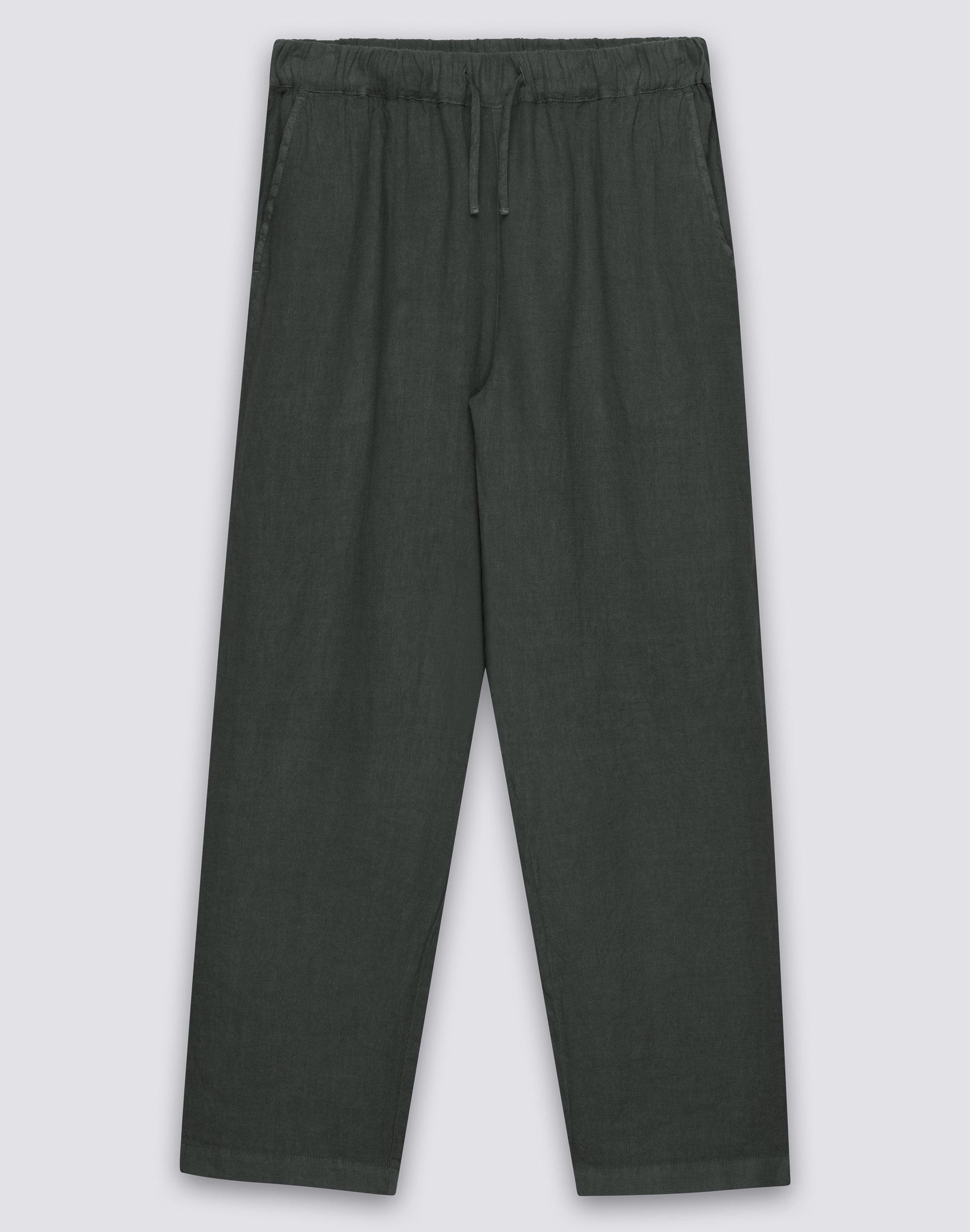 sundek-gm014trli5tc-pantaloni-uomo-lunghi-in-lino-a-vita-elasticata image 1