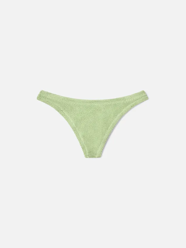 mc2-saint-barth-slip-mare-naomi-brasiliana-crinkle-lurex-verde-chiaro image 1
