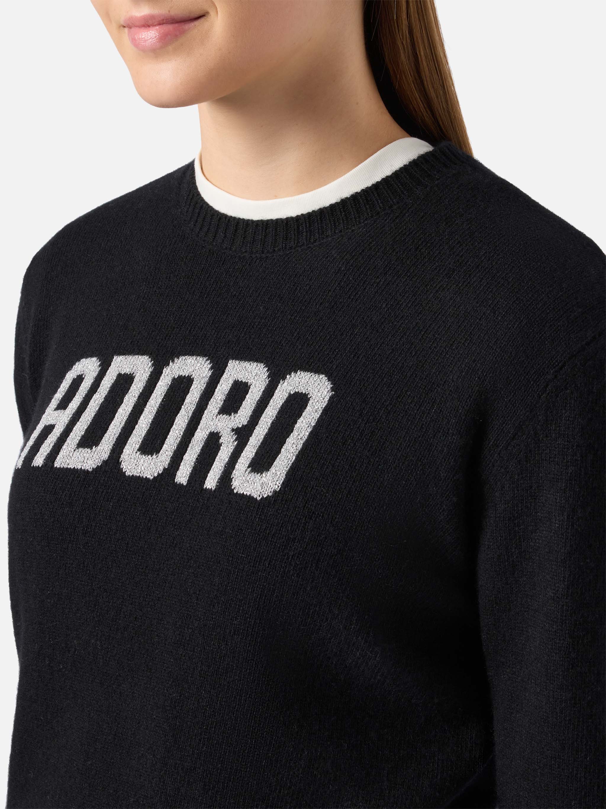 mc2-saint-barth-maglione-new-queen-nero-jacquard-adoro-donna-misto-cashmere image 2