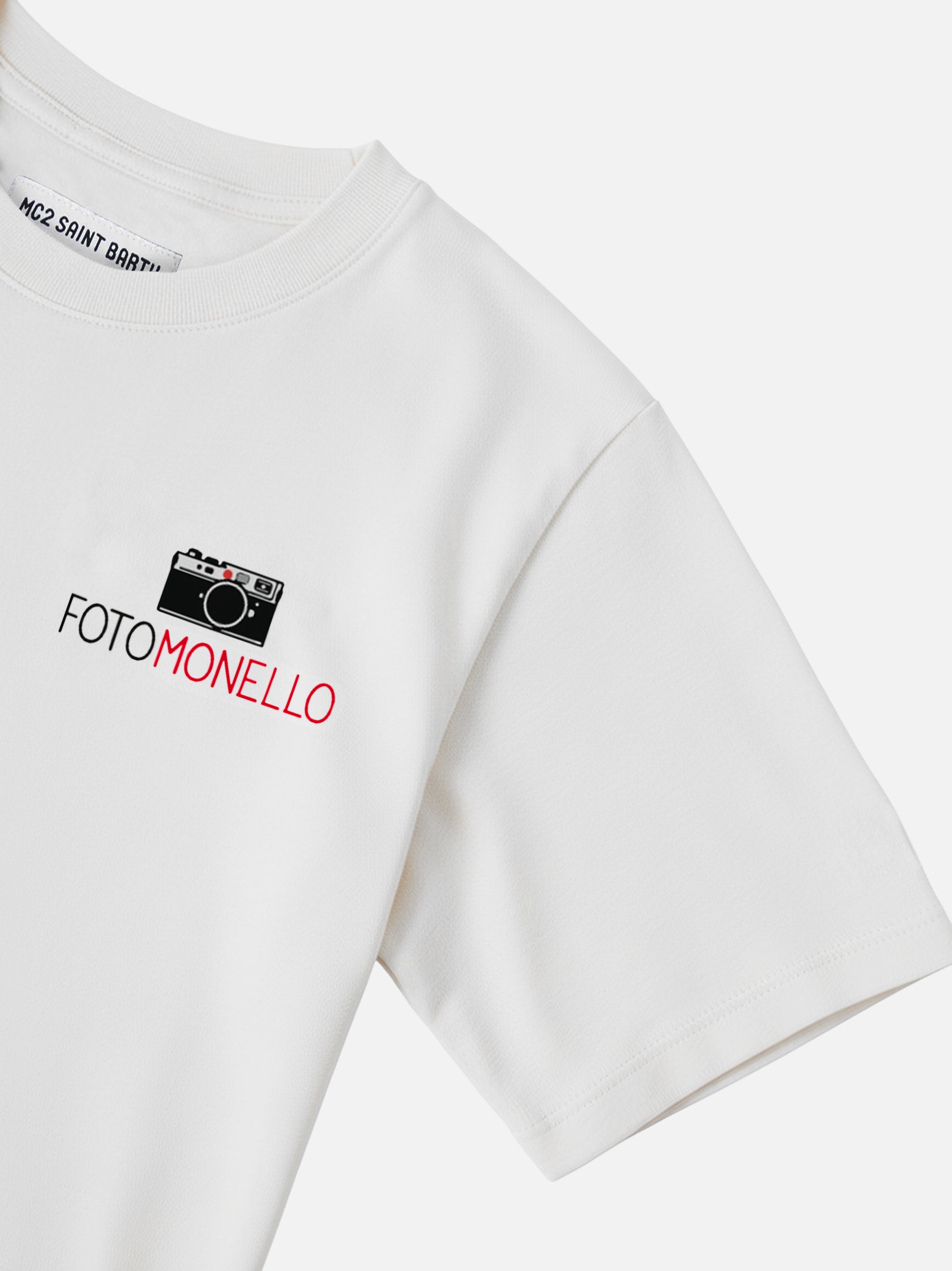 mc2-saint-barth-t-shirt-cameron-ragazzo-in-cotone-bianco-ricamo-fotomonello image 2