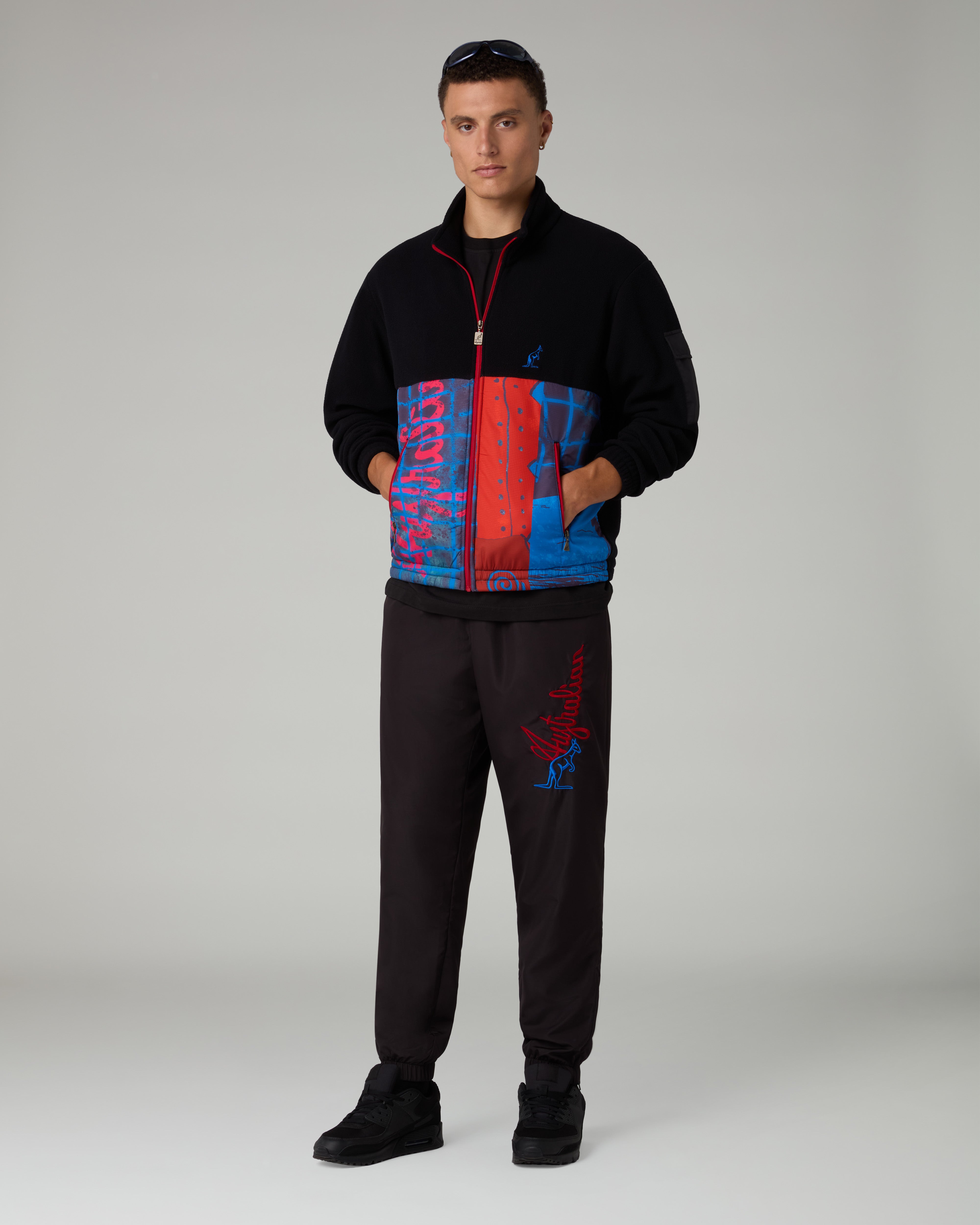australian-randall-track-pant-pantaloni-tuta-nero-heritage image 2