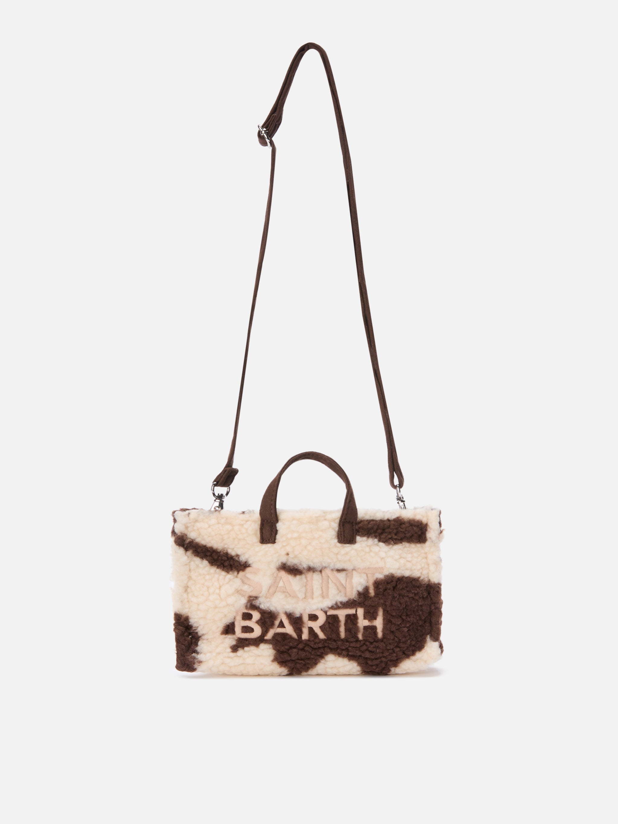 mc2-saint-barth-mini-borsa-porta-telefono-phone-bag-teddy-in-sherpa-muccato image 1