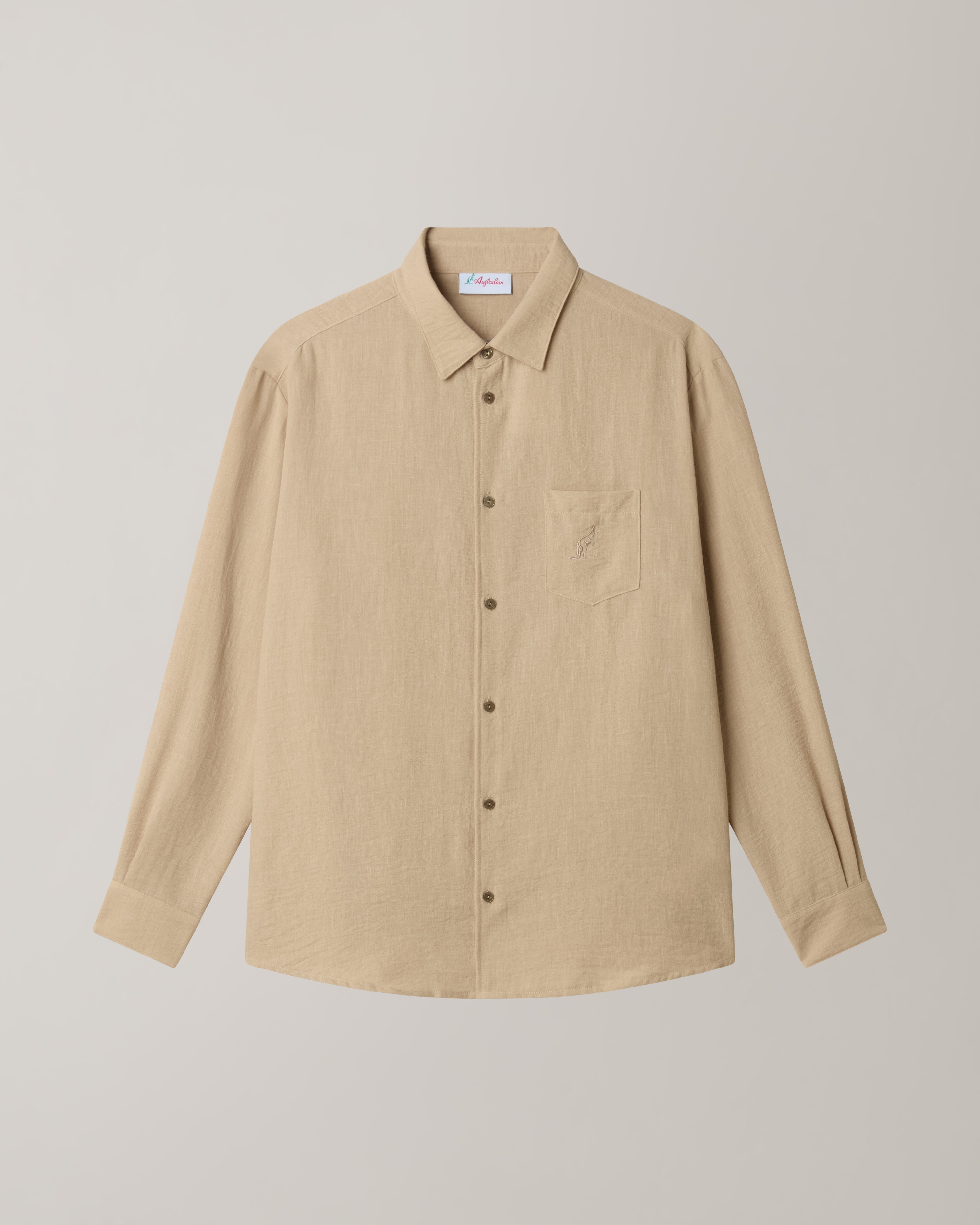 australian-doric-camicia-manica-lunga-kaki image 5