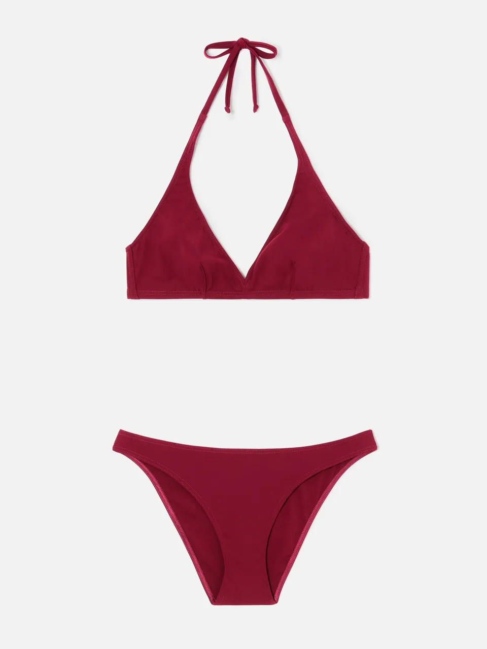 mc2-saint-barth-gala-bikini-donna-bordeaux-triangolo-gaia-slip-maia image 1