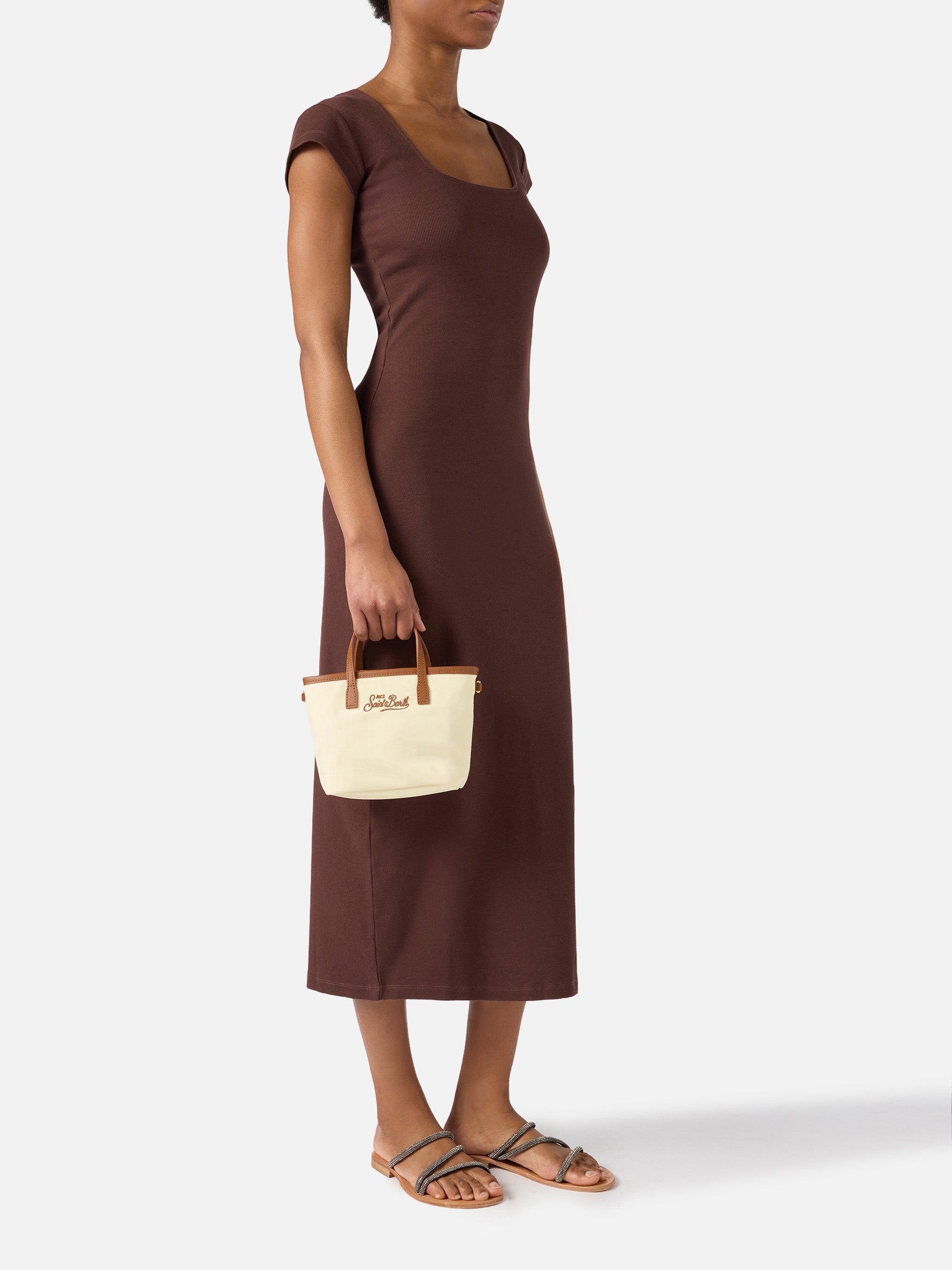 mc2-saint-barth-borsa-city-mini-in-nylon-bianca image 2