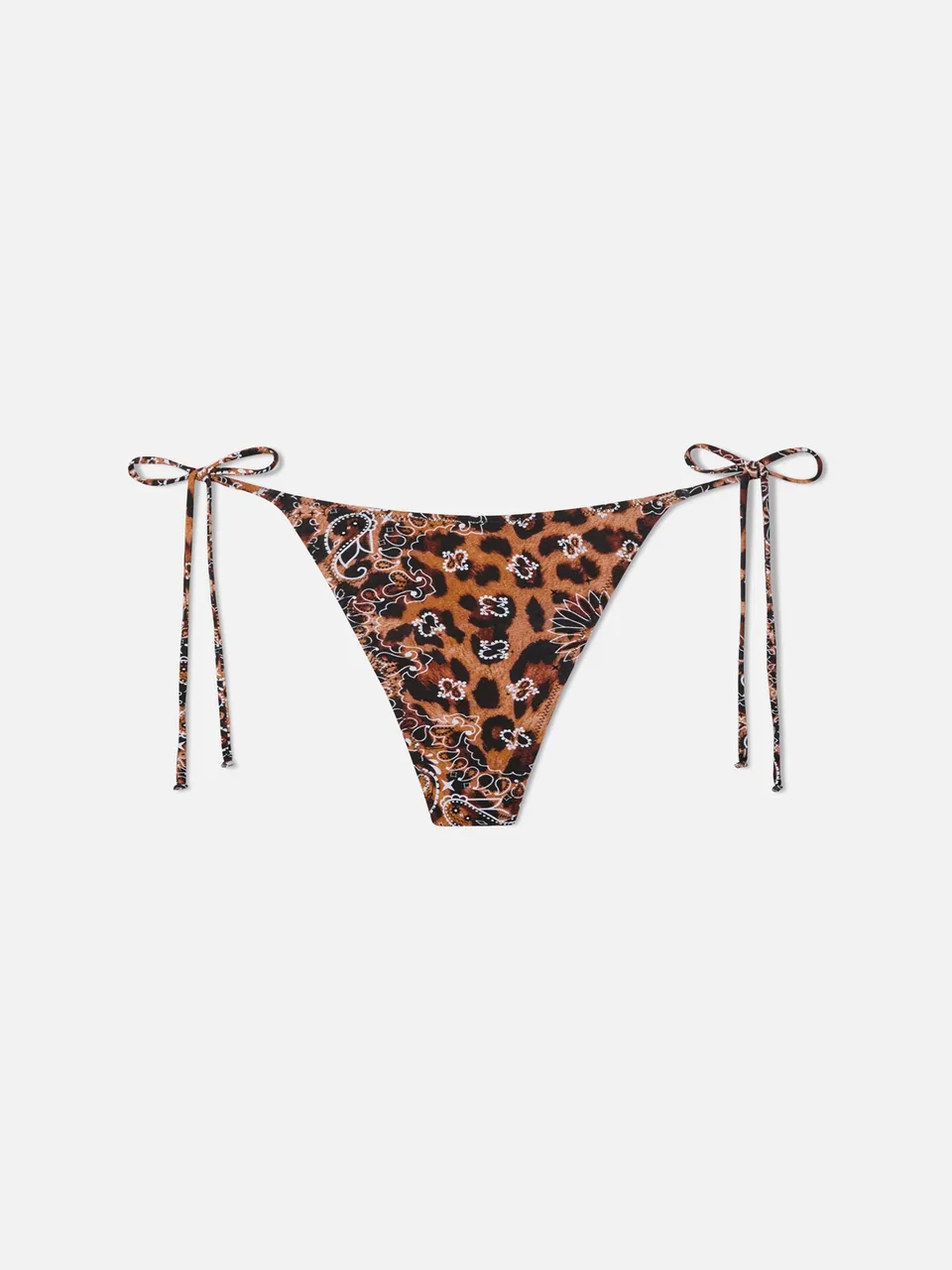 mc2-saint-barth-nora-slip-bikini-donna-sgambato-stampa-bandana-leo-giallo image 1