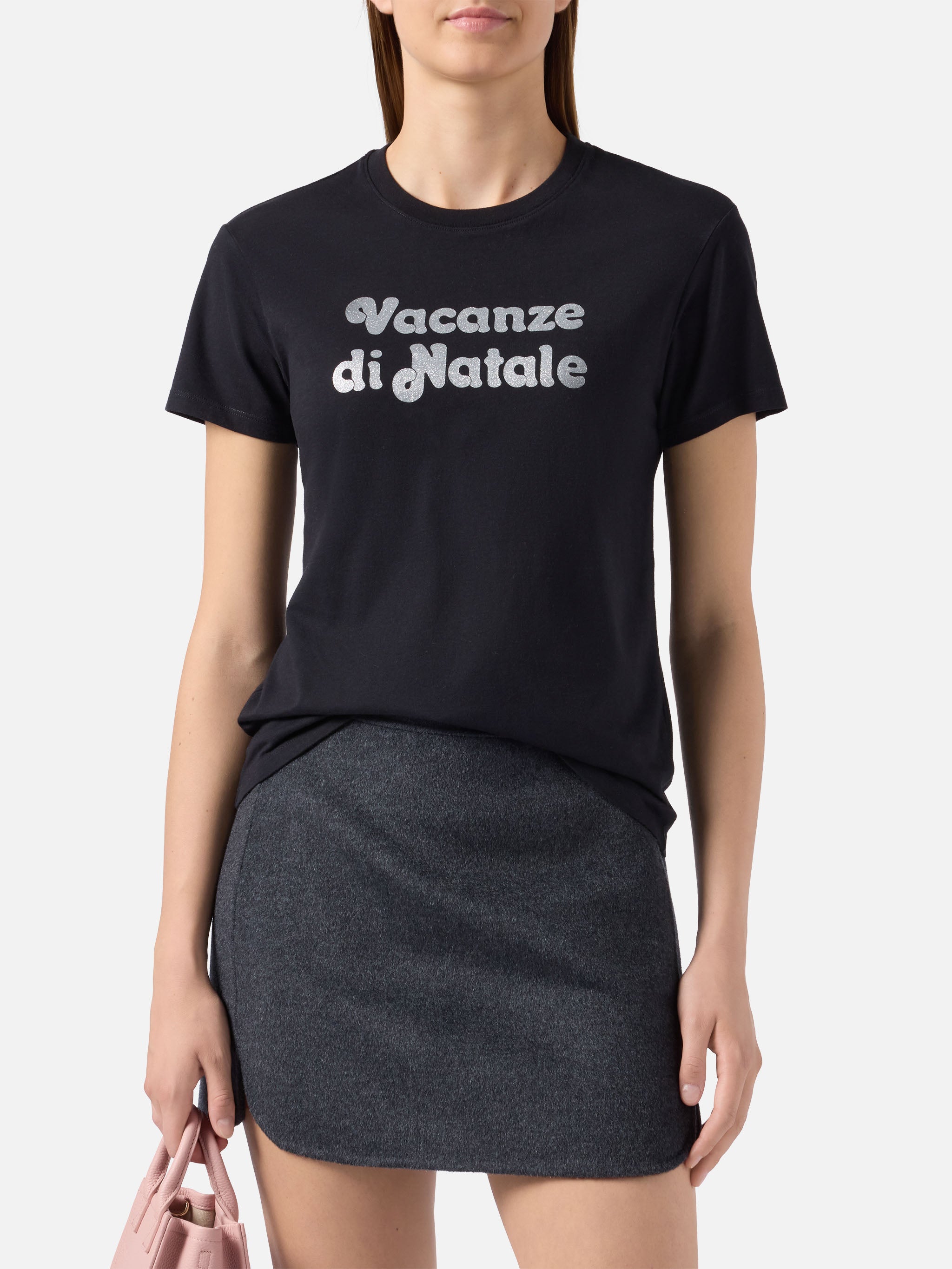 mc2-saint-barth-t-shirt-emilie-donna-in-cotone-nero-con-glitter-vacanze-di-natal image 2