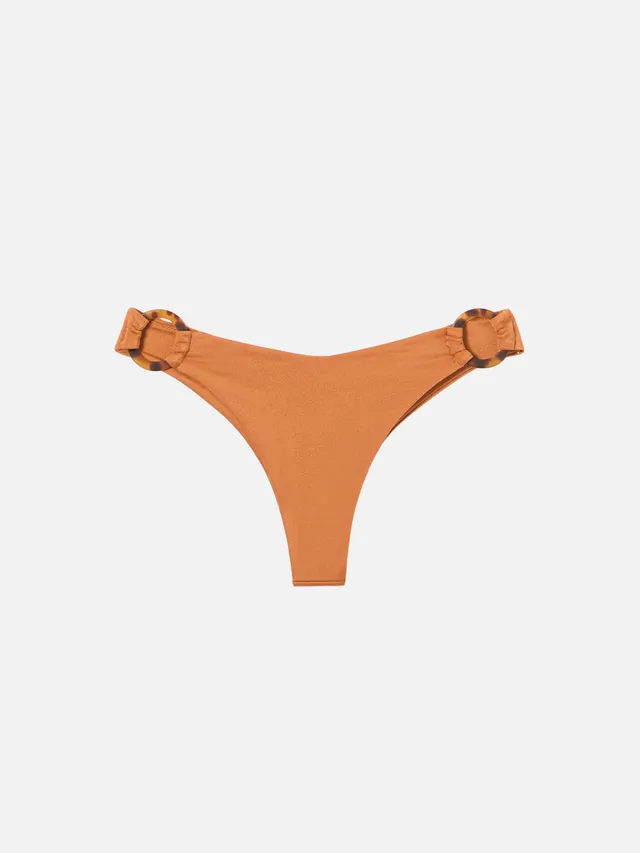 mc2-saint-barth-slip-mare-a-brasiliana-evelyn-in-giallo-ocra-shiny-con-anelli image 1