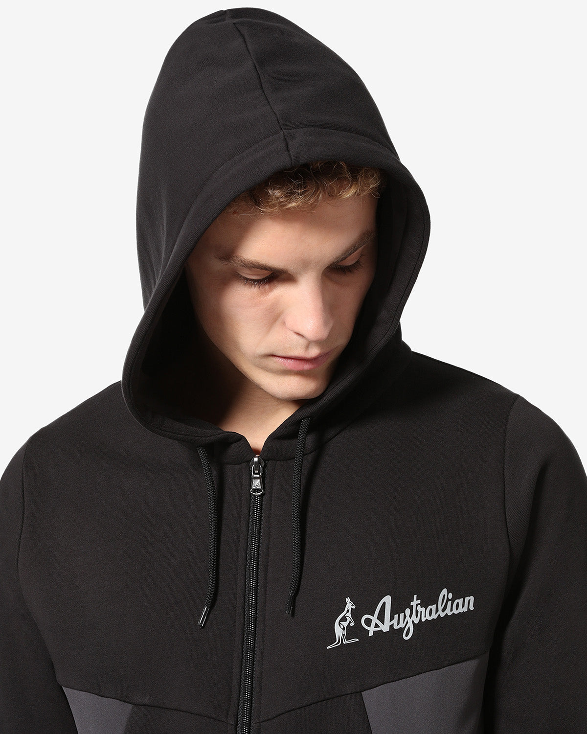 australian-tek-fleece-jacket-softech-nera-con-cappuccio image 4