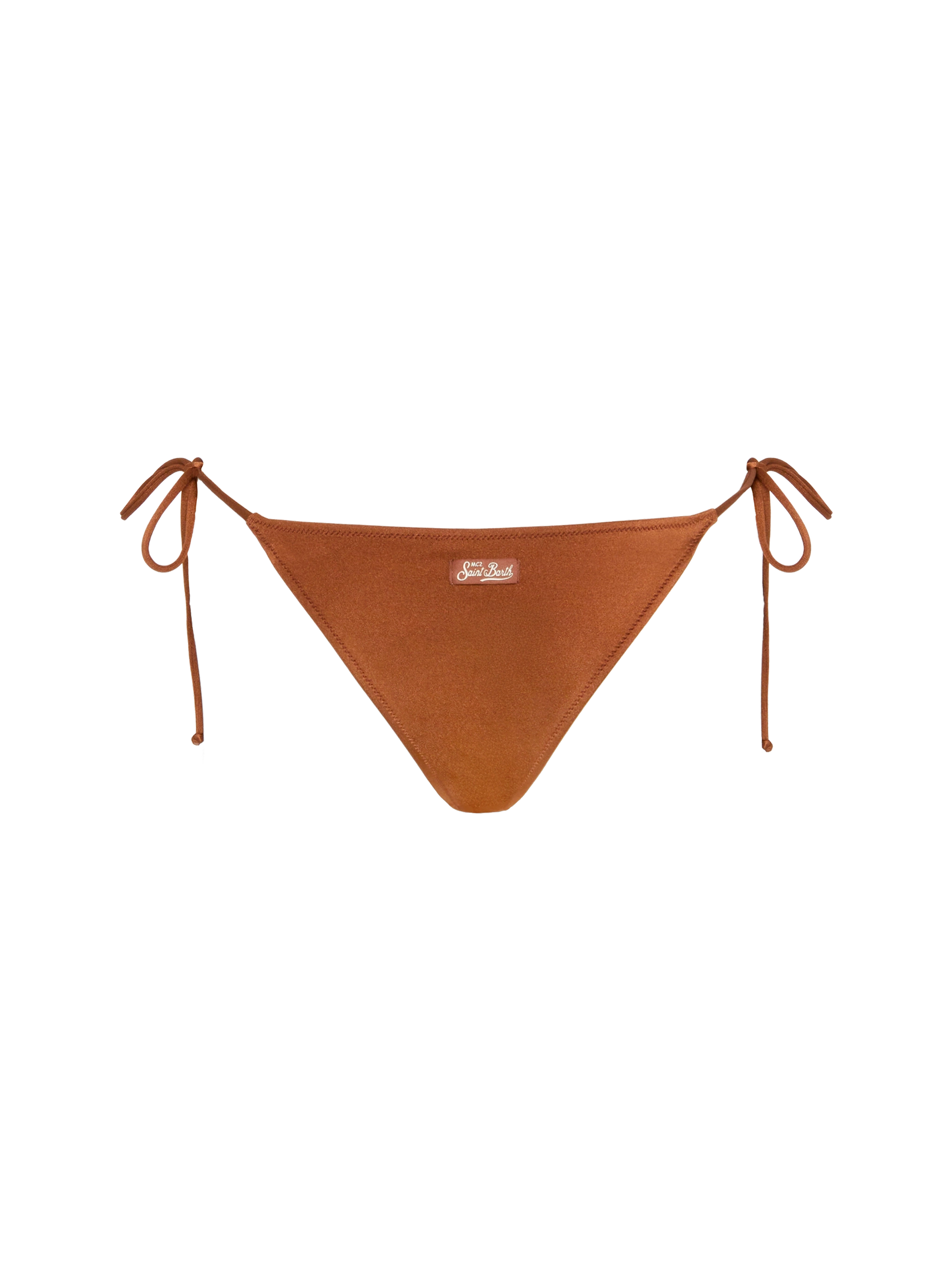 mc2-saint-barth-marielle-slip-mare-classico-marrone-con-strass image 2