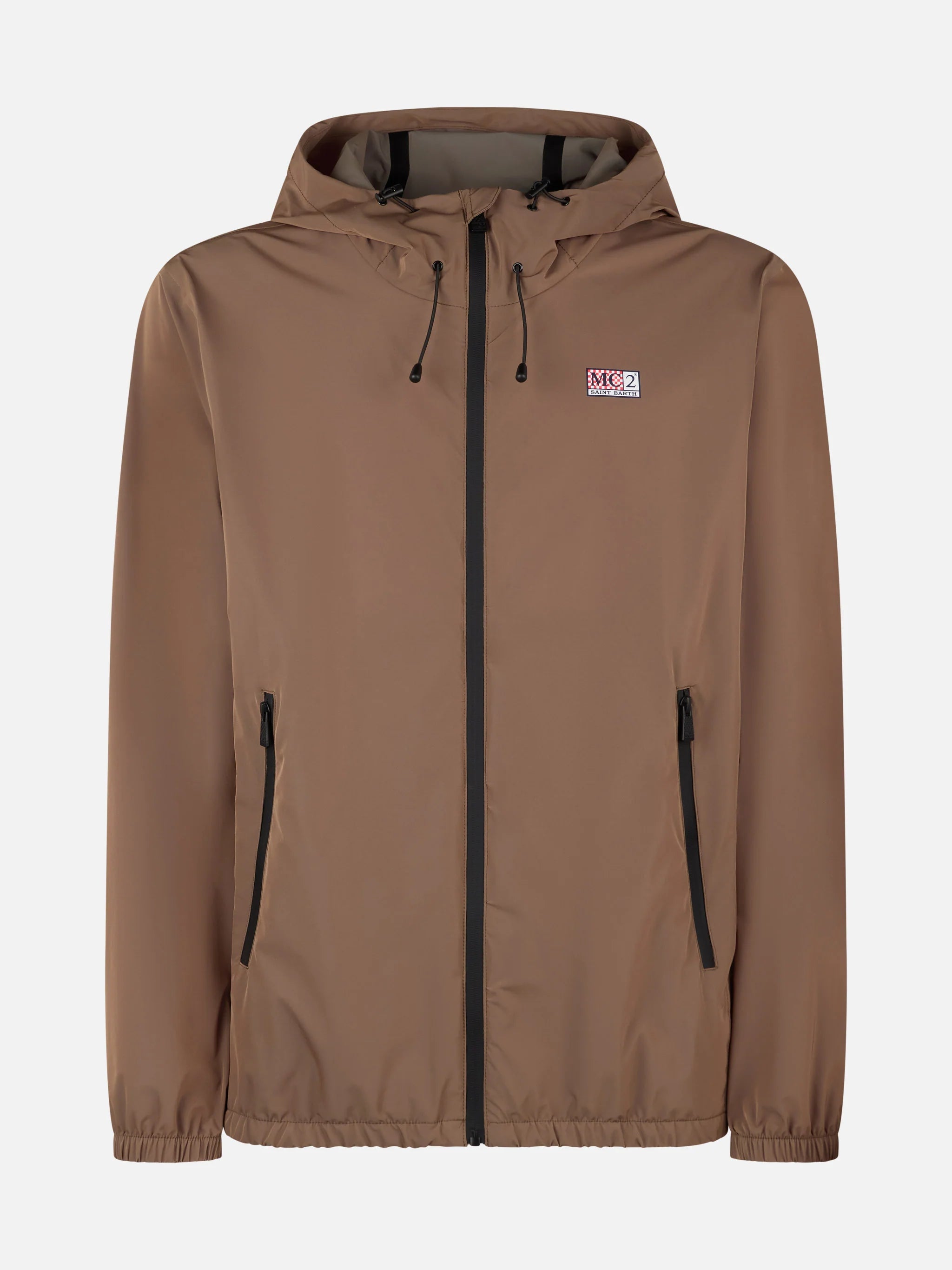 mc2-saint-barth-giacca-sloop-slo0002-tecnica-solaro-khaki-con-cappuccio image 5