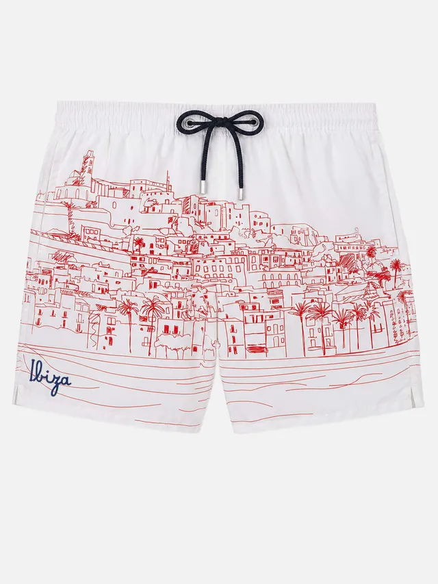 mc2-saint-barth-gustavia-costume-mare-uomo-media-lunghezza-stampa-ibiza-bianco image 1