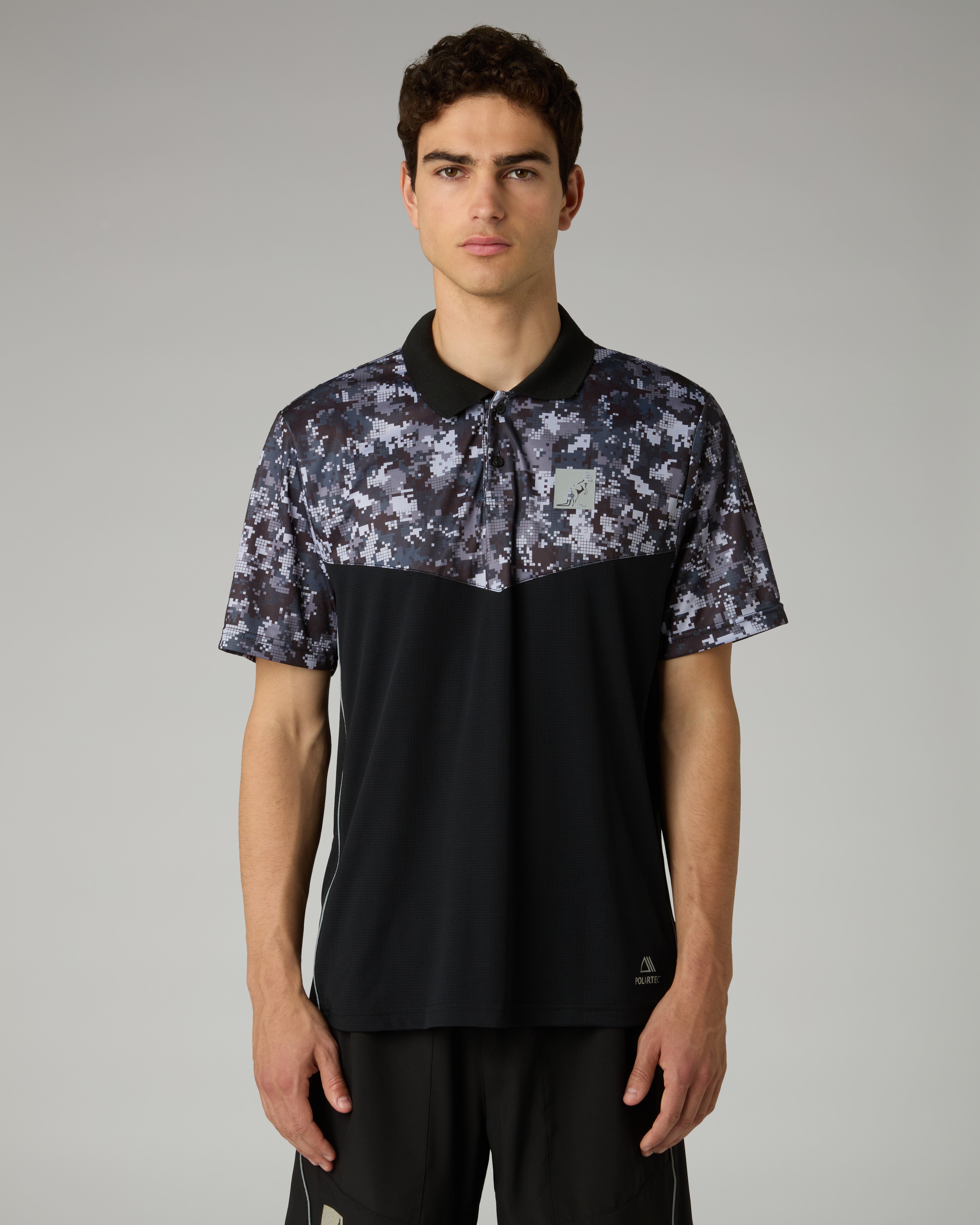 australian-digital-polo-shirt-polartec-power-dry-polo-tennis-tecnica-nera-made-i image 1