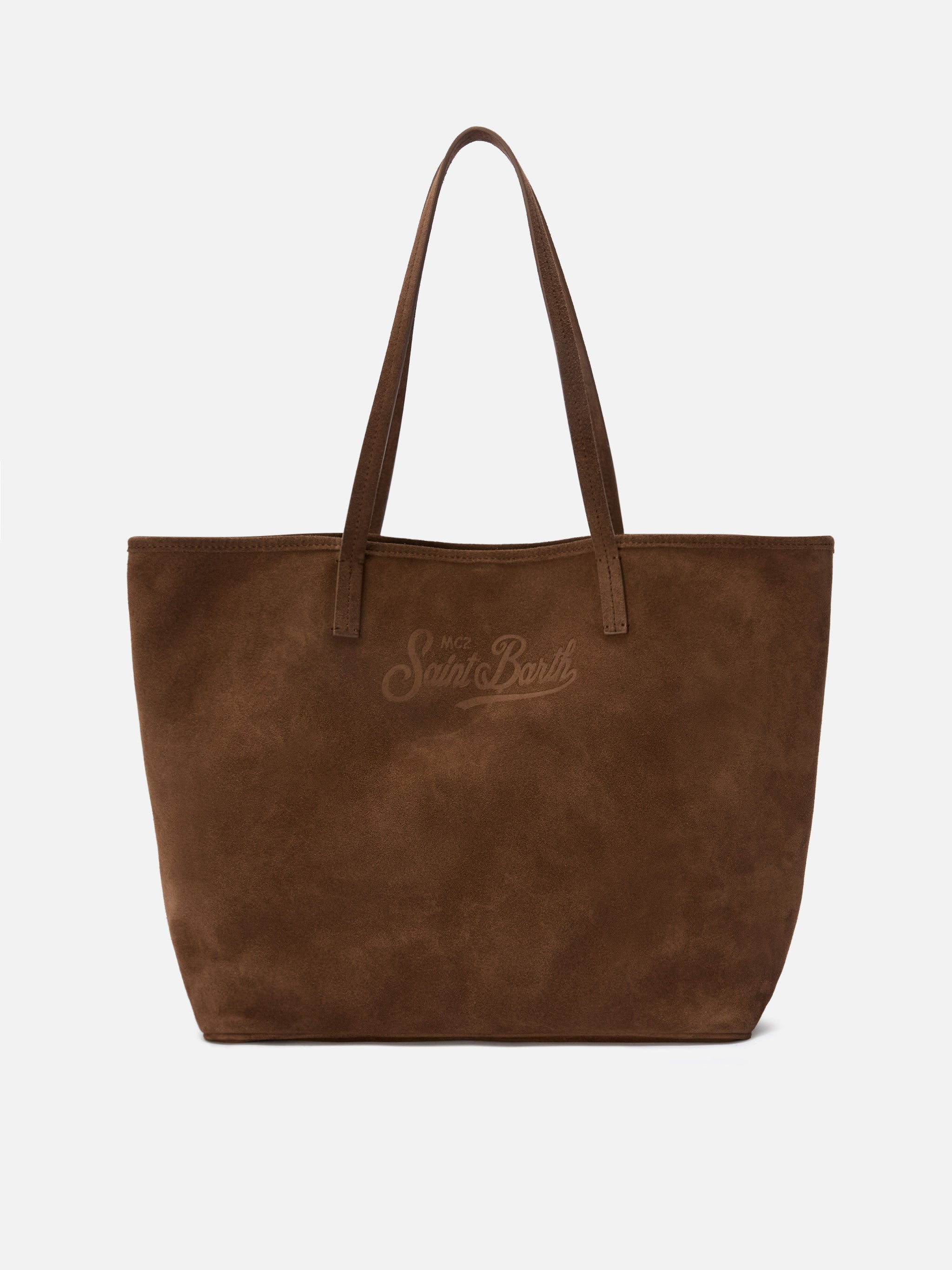 mc2-saint-barth-city-borsa-regular-in-camoscio-marrone image 1