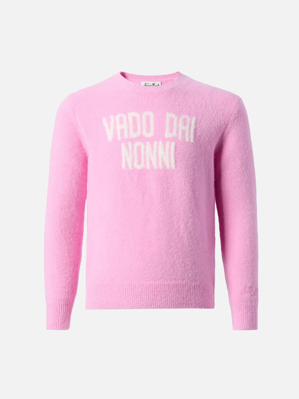 mc2-saint-barth-princess-maglione-bambina-rosa-vado-dai-nonni-alpaca image 1