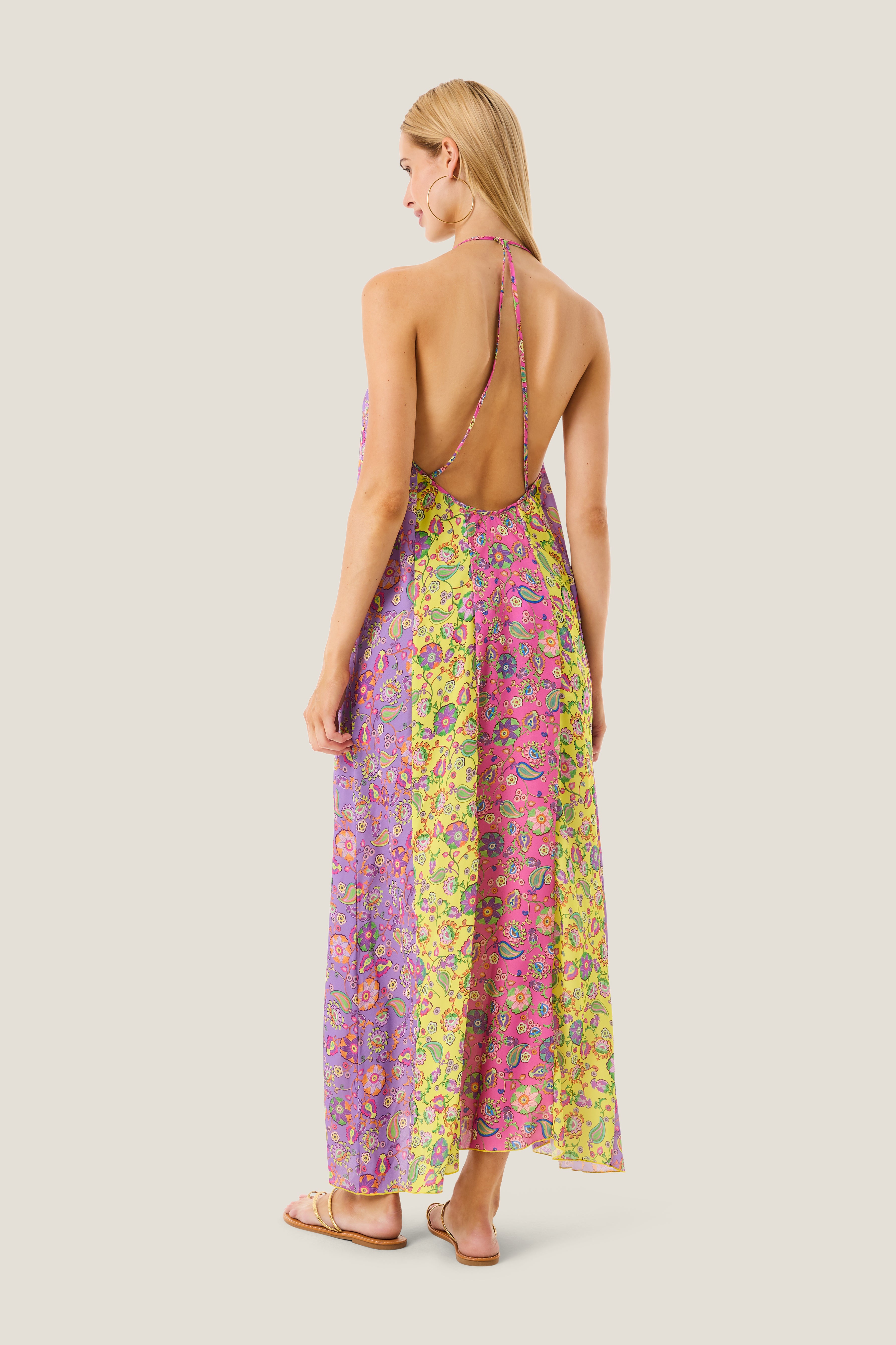 4giveness-abito-lungo-scollo-boho-chic-cover-up-donna image 2