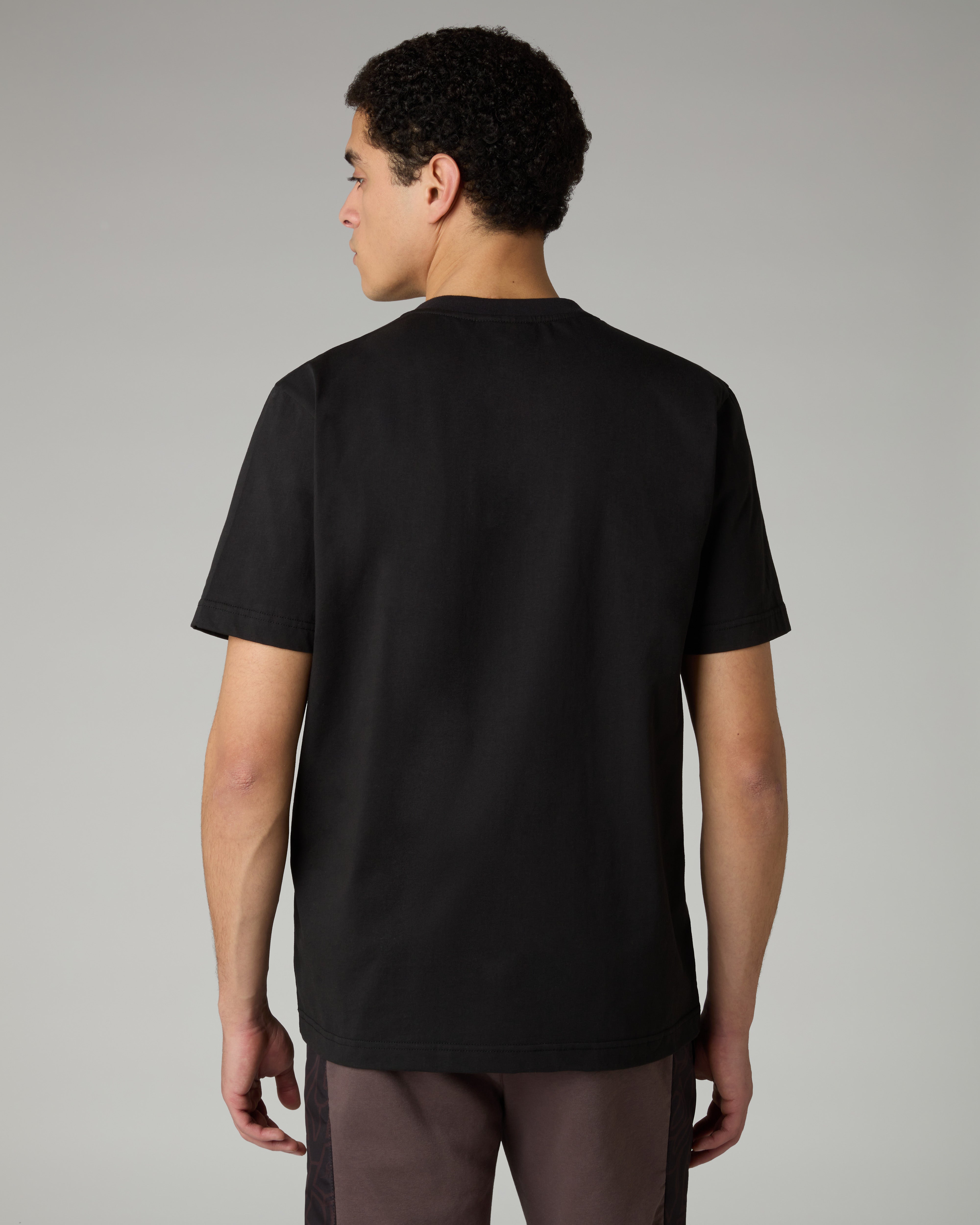 australian-spin-t-shirt-nera-maglietta-cotone-regular-fit image 3