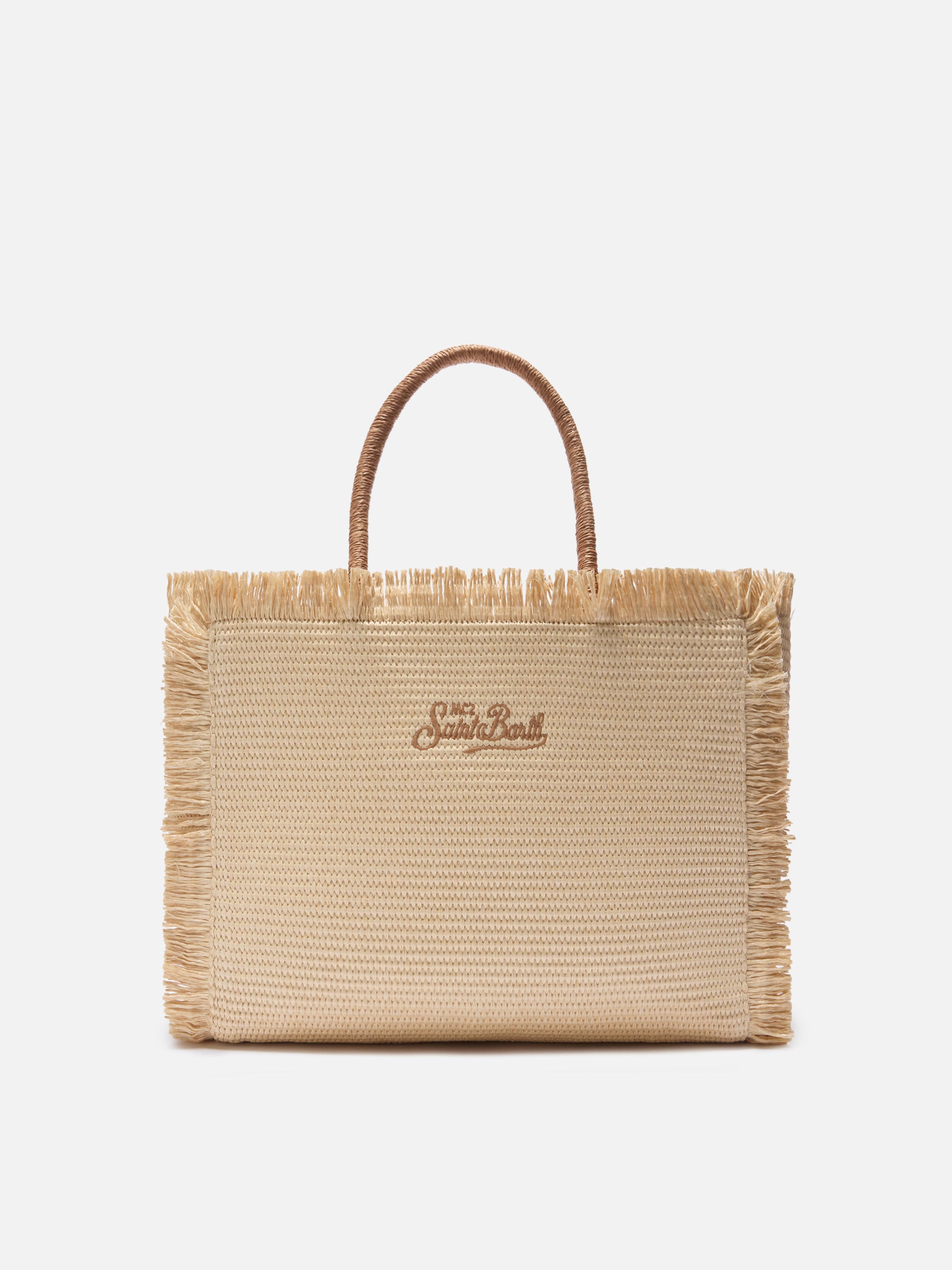 mc2-saint-barth-borsa-vanity-regular-effetto-paglia-beige-con-logo-ricamato image 4