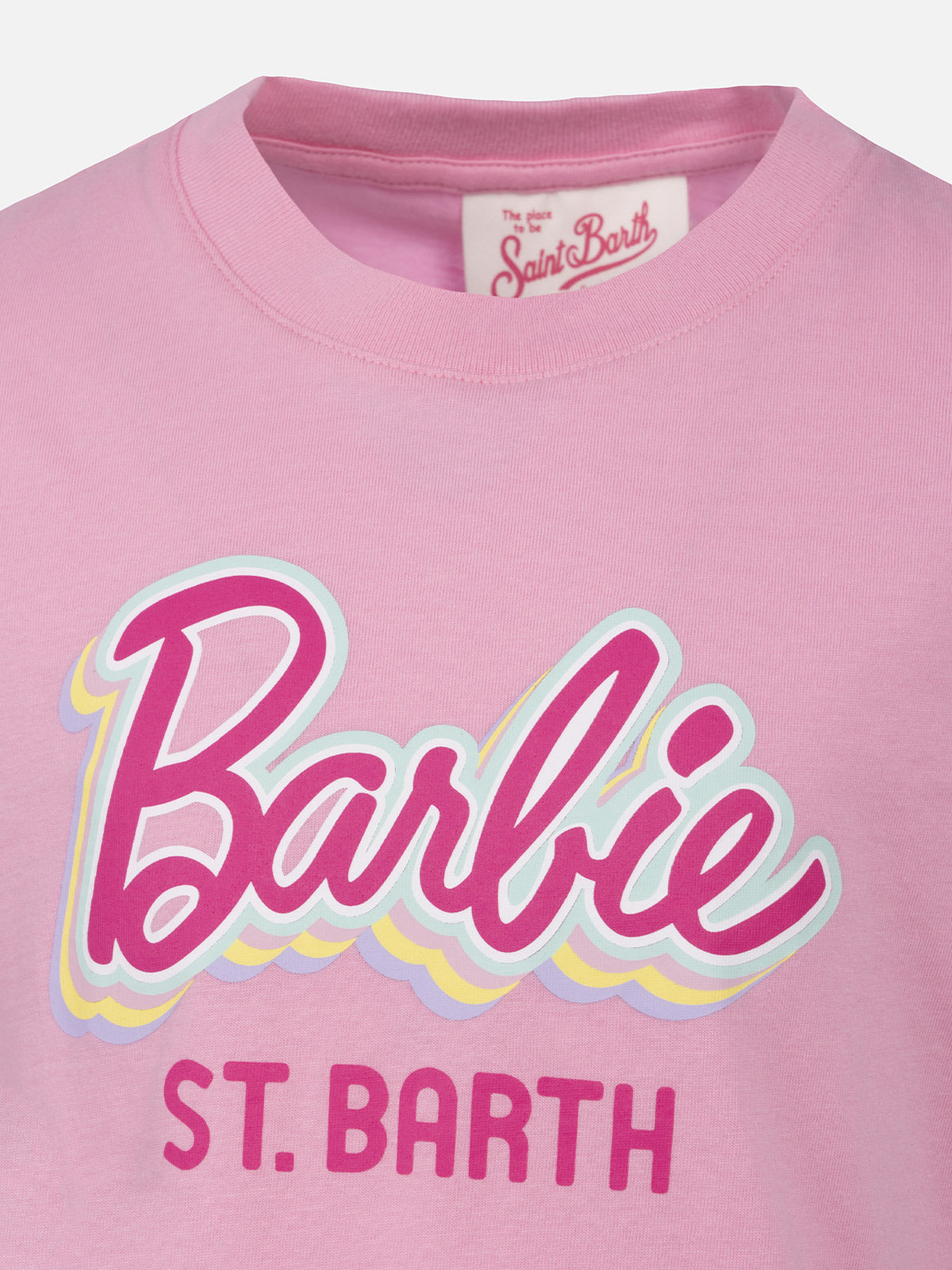 mc2-saint-barth-t-shirt-bambina-elly-girocollo-in-jersey-di-cotone-con-stampa-ba image 2