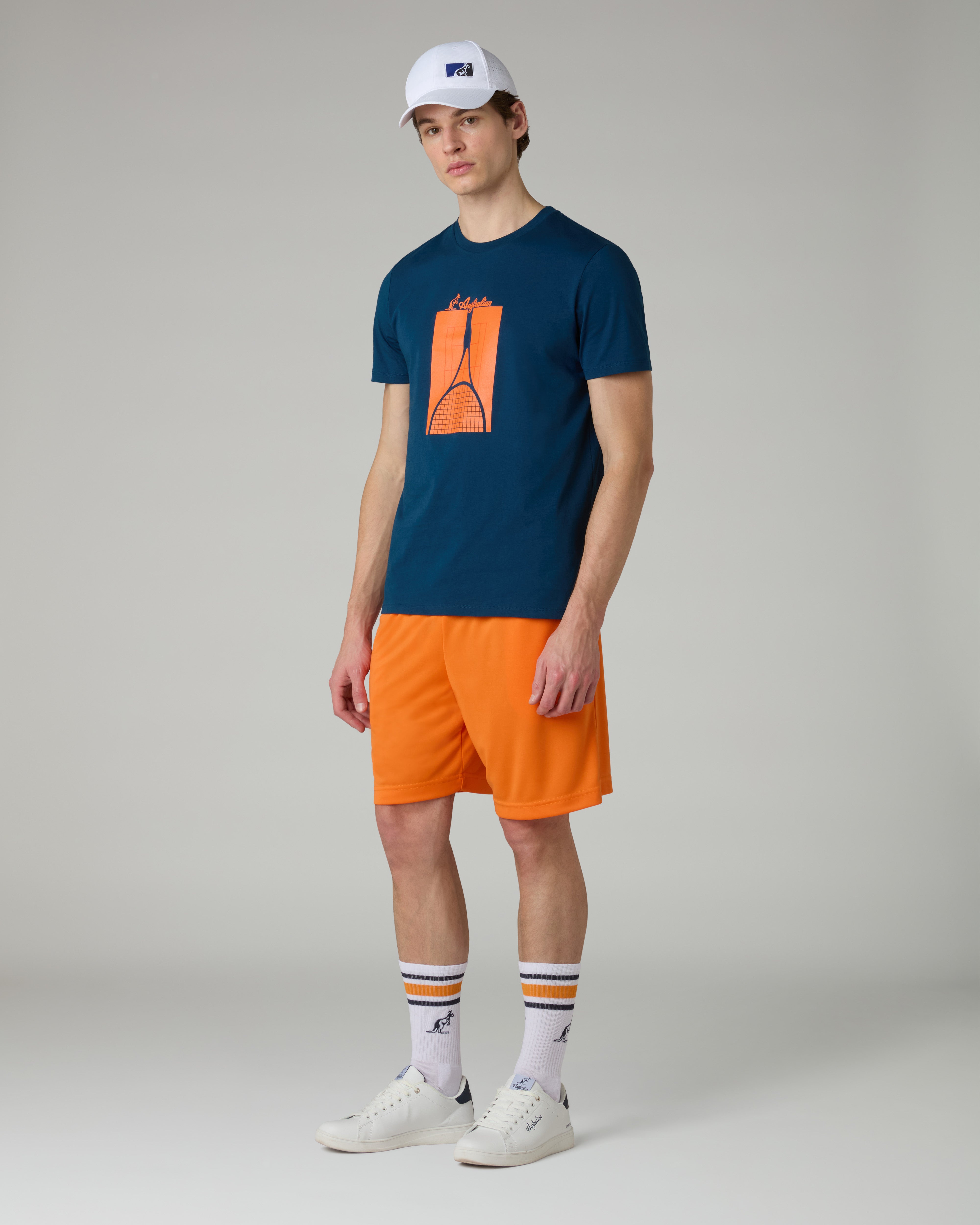 australian-ace-short-tennis-arancio-acceso image 2