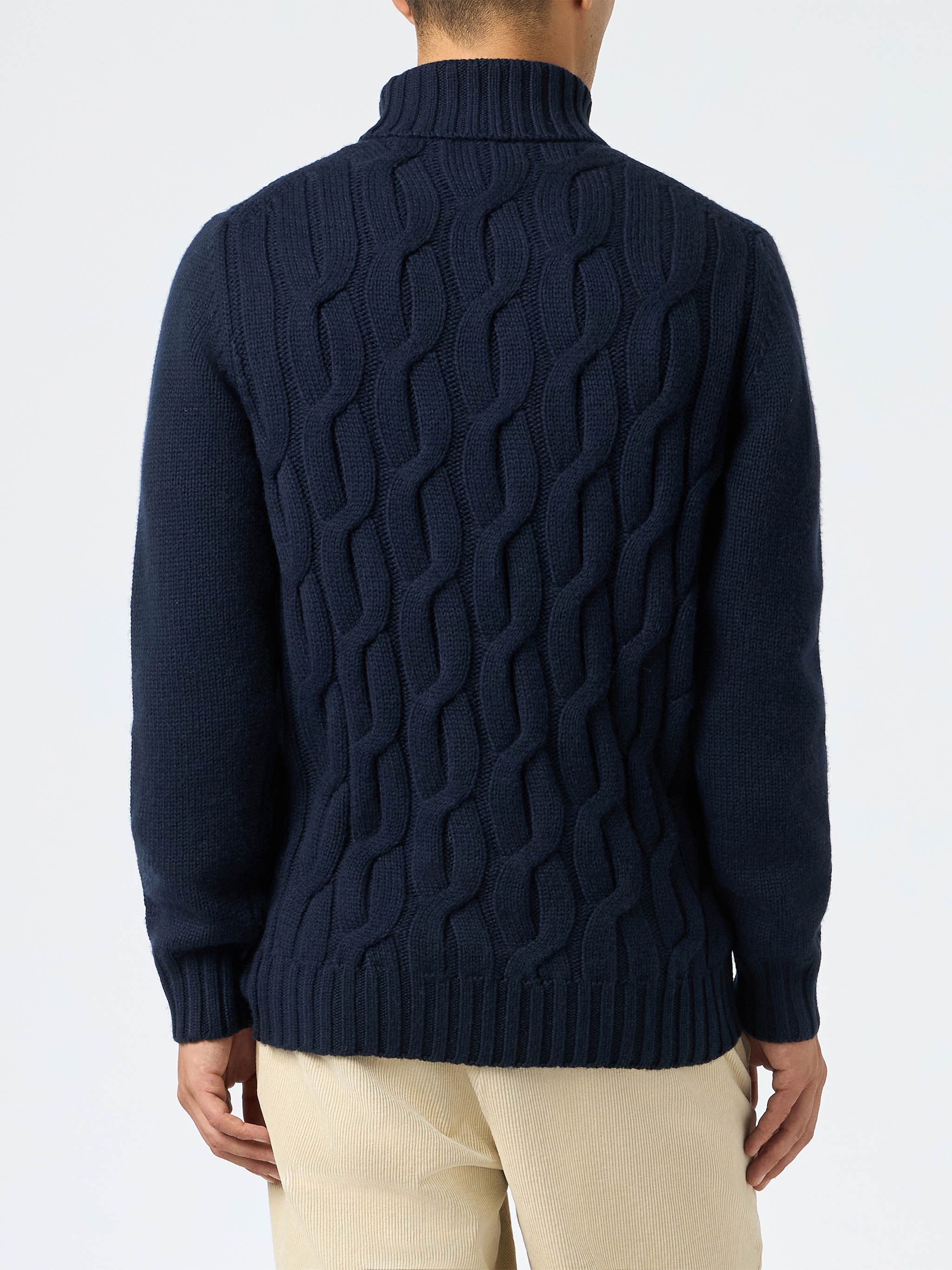 maglia-mc2-saint-barth-fisherman-in-misto-cashmere-blu-navy-con-lavorazione-a-tr image 3