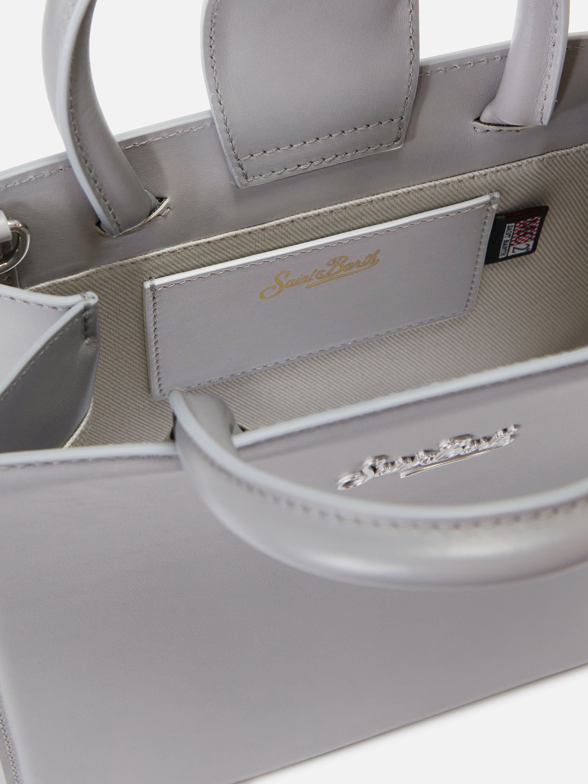 mc2-saint-barth-borsa-shop-bag-midi-in-pelle-grigia image 5