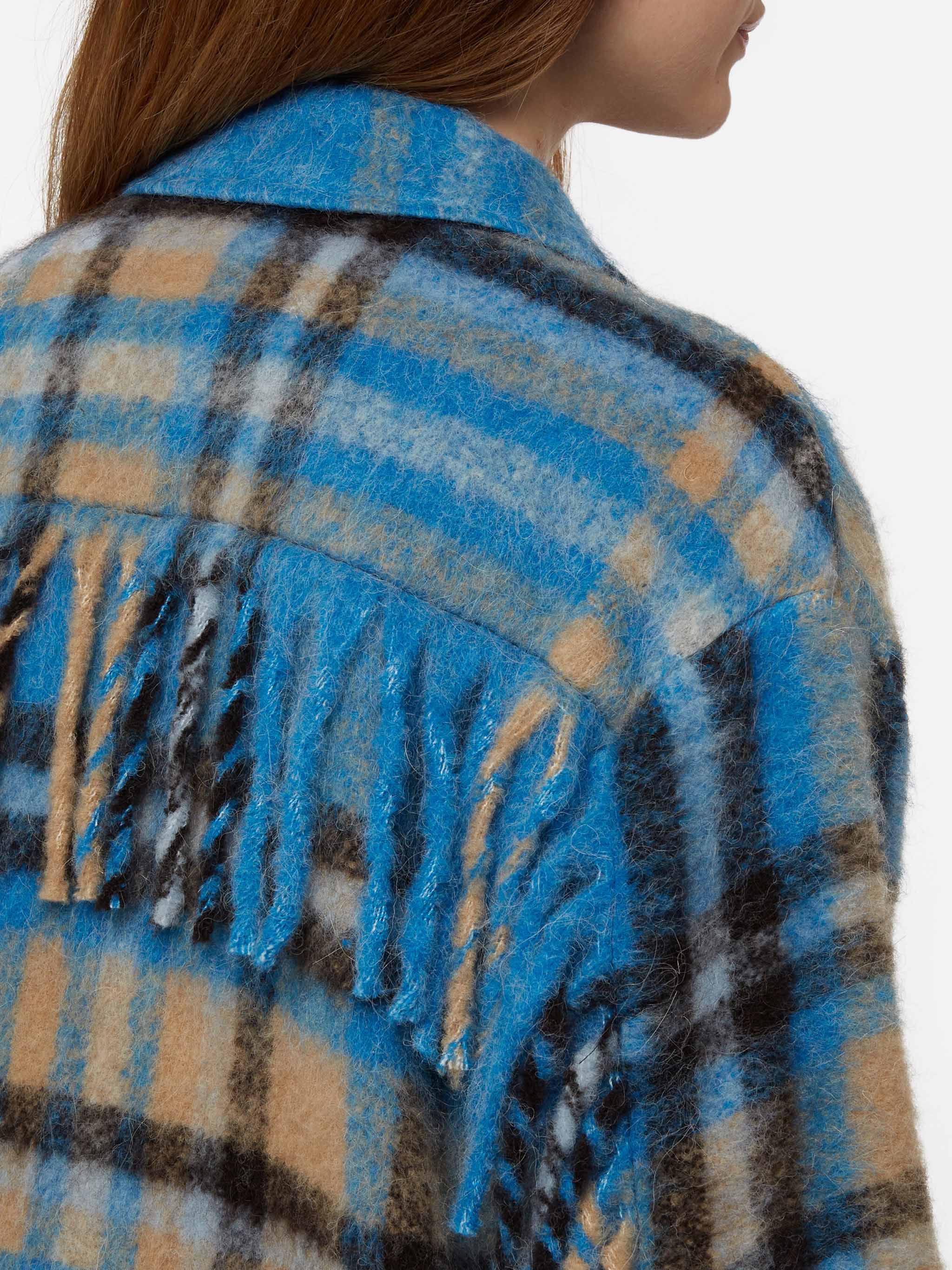 mc2-saint-barth-giacca-overshirt-marceline-donna-tartan-frange image 2