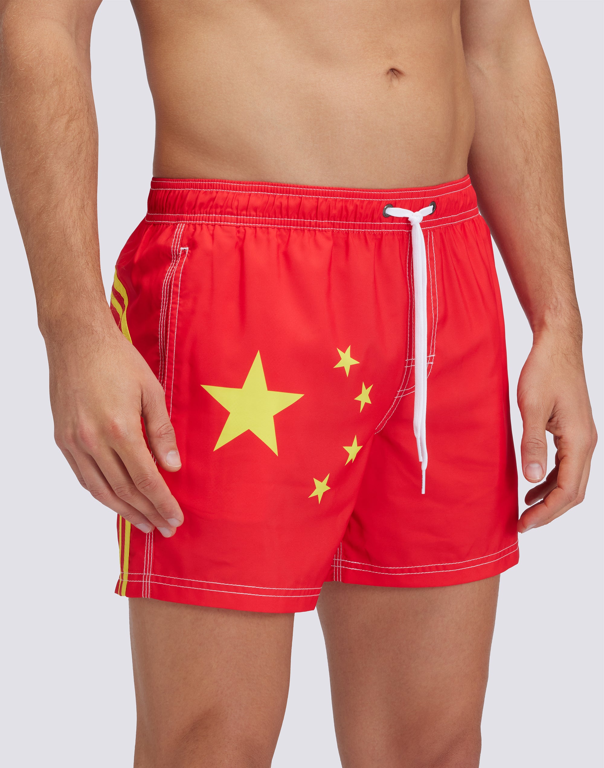 sundek-costume-mare-uomo-corto-35-cm-repreve-bandiera-cina image 3