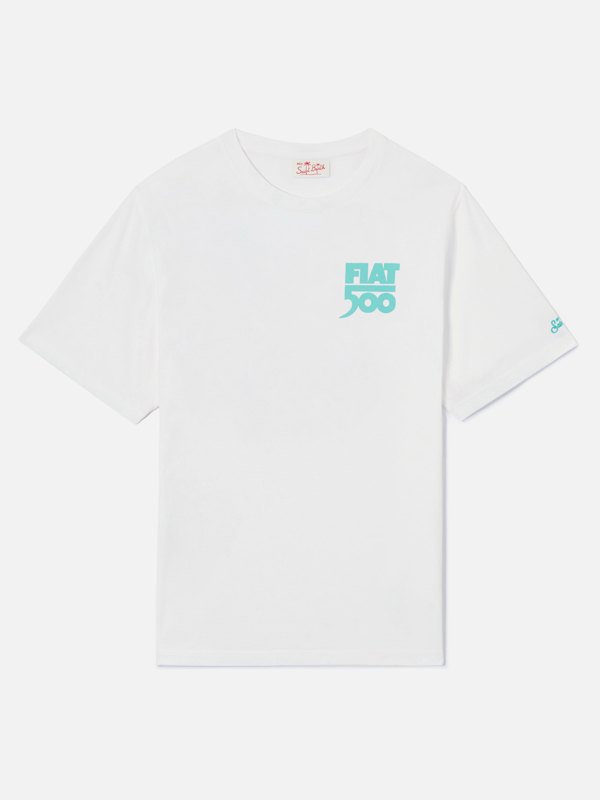 mc2-saint-barth-t-shirt-fiat-500-spiaggina-bianca-uomo-special-edition image 1