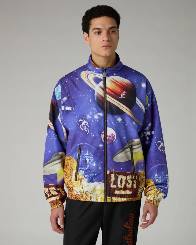 australian-lost-track-jacket-giacca-smash-superleggera-con-stampa-nera image 1