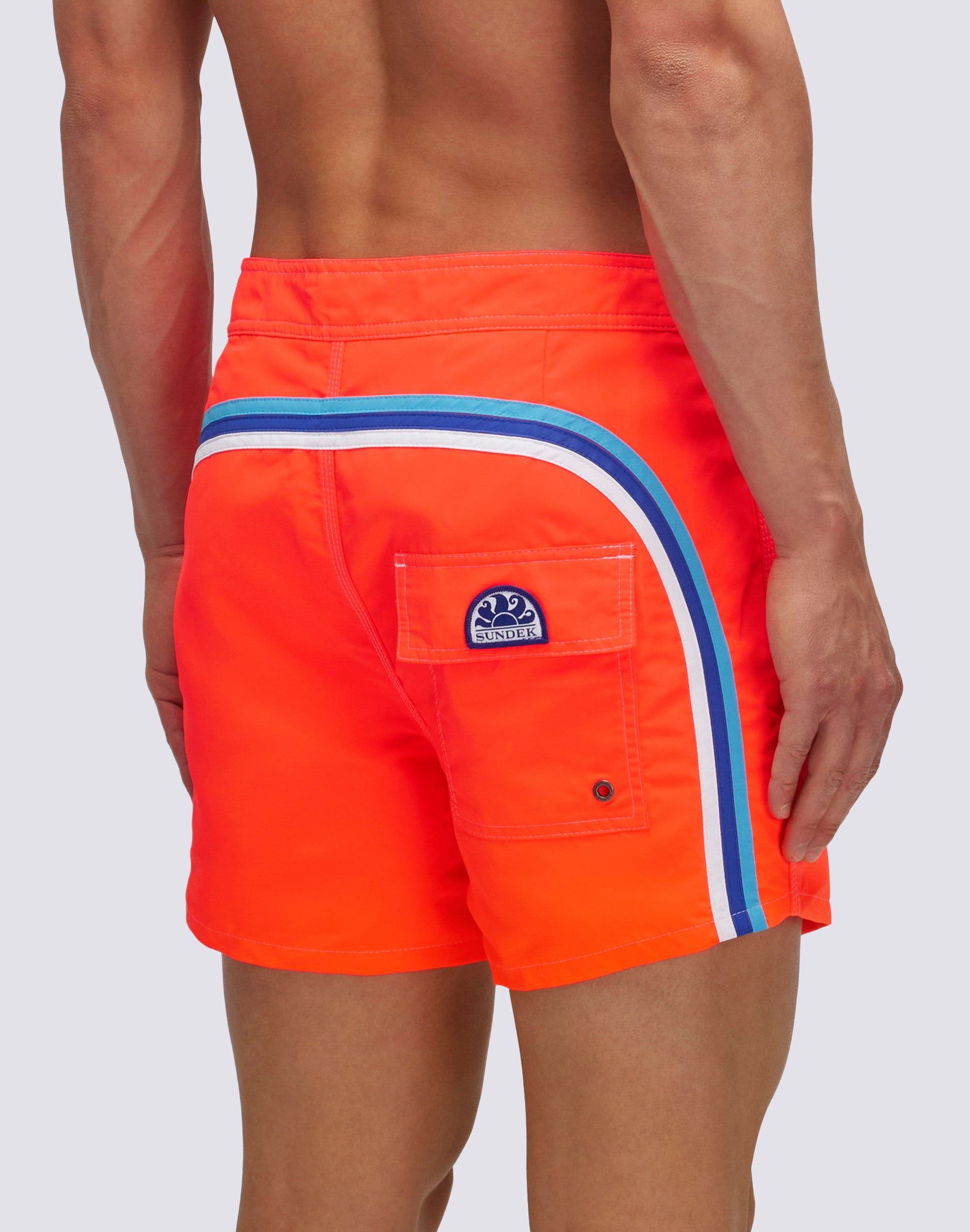 sundek-costume-boxer-uomo-vita-fissa-iconic-taffeta-35-cm image 1