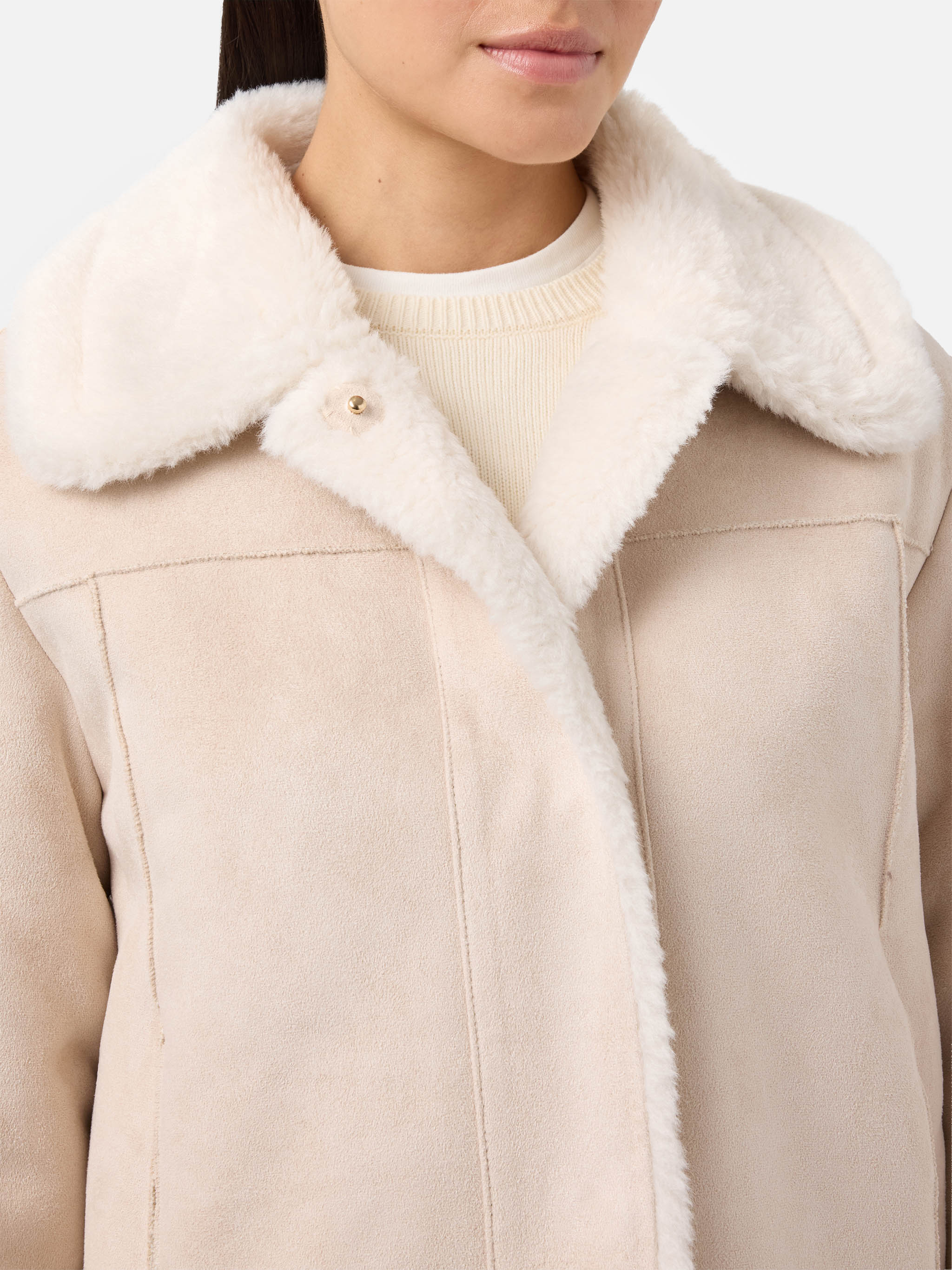 mc2-saint-barth-giacca-lorayne-in-eco-montone-cream-con-bordi-in-shearling image 5