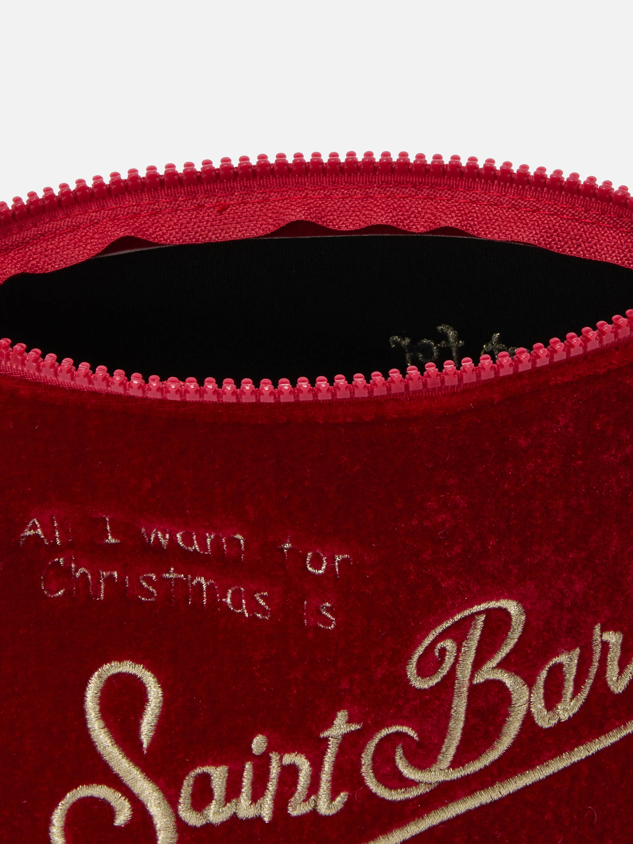 mc2-saint-barth-aline-velvet-pochette-in-velluto-rosso-21x15-5x7-cm image 3