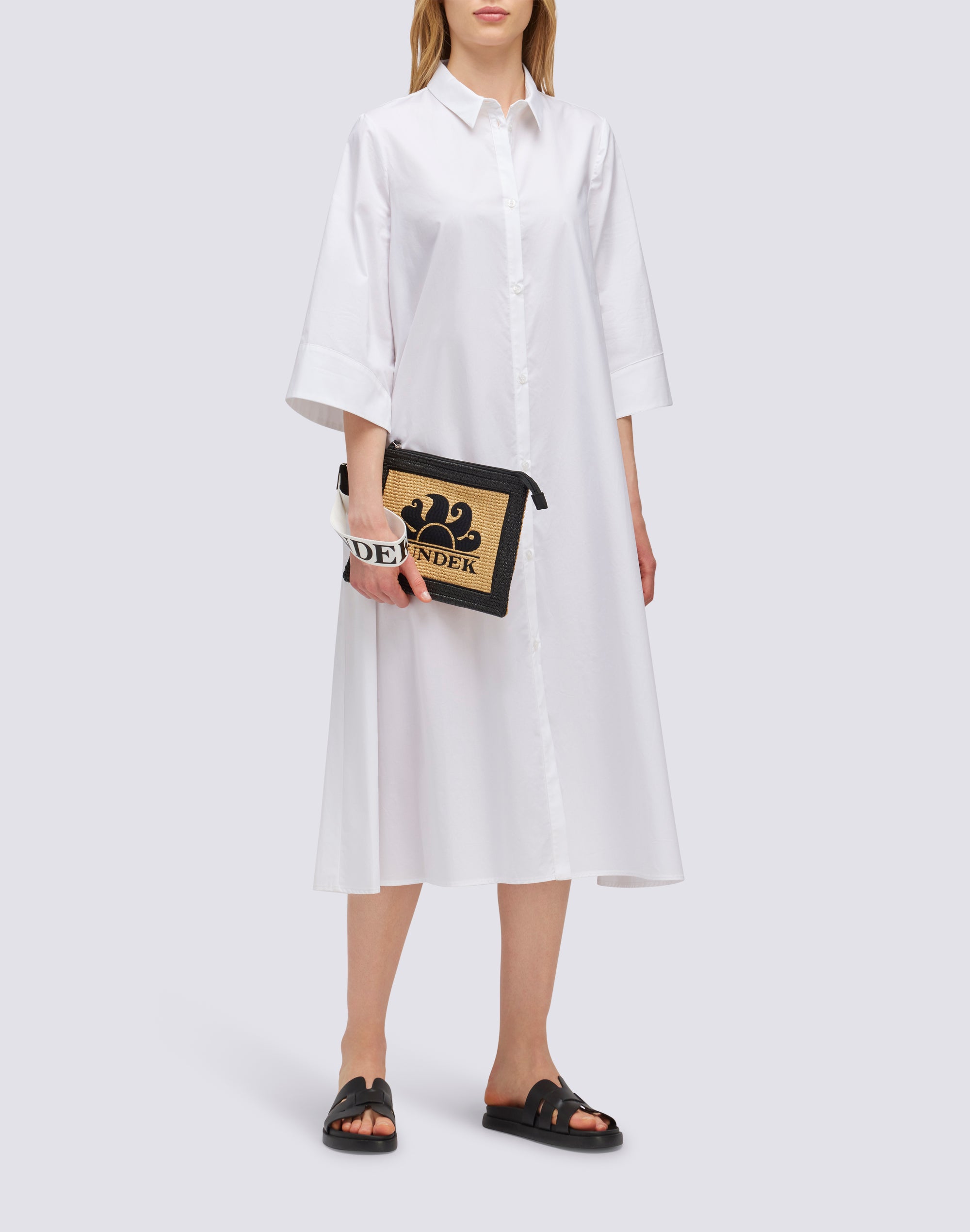 sundek-clutch-in-raffia-con-logo-ricamato-pochette-donna-con-asola-passamano image 4