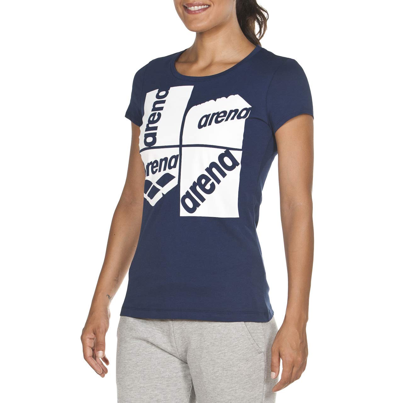 arena-essential-maglia-donna-girocollo image 2