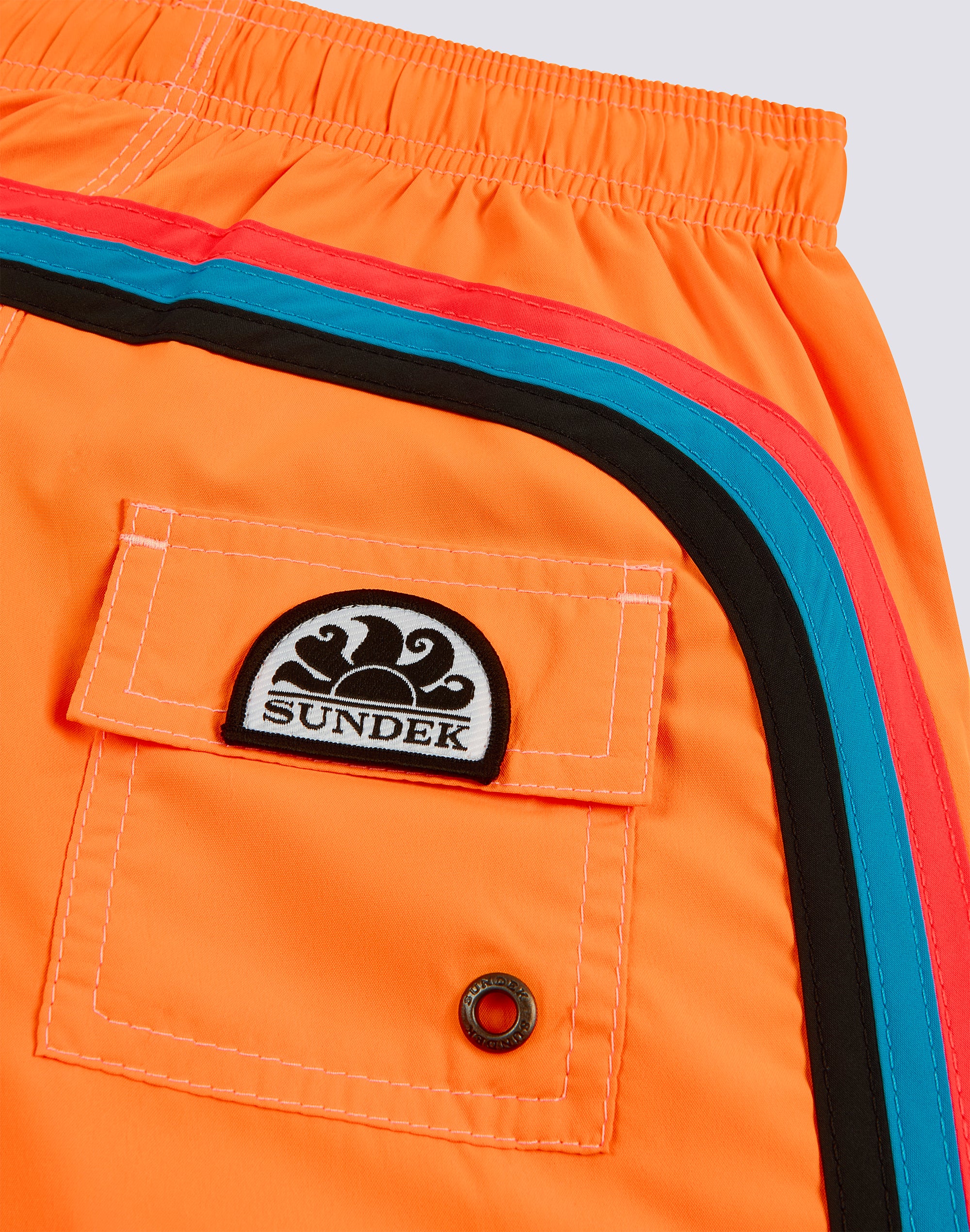 sundek-costume-da-bagno-bambino-corto-repreve-fluo-con-arcobaleno image 3