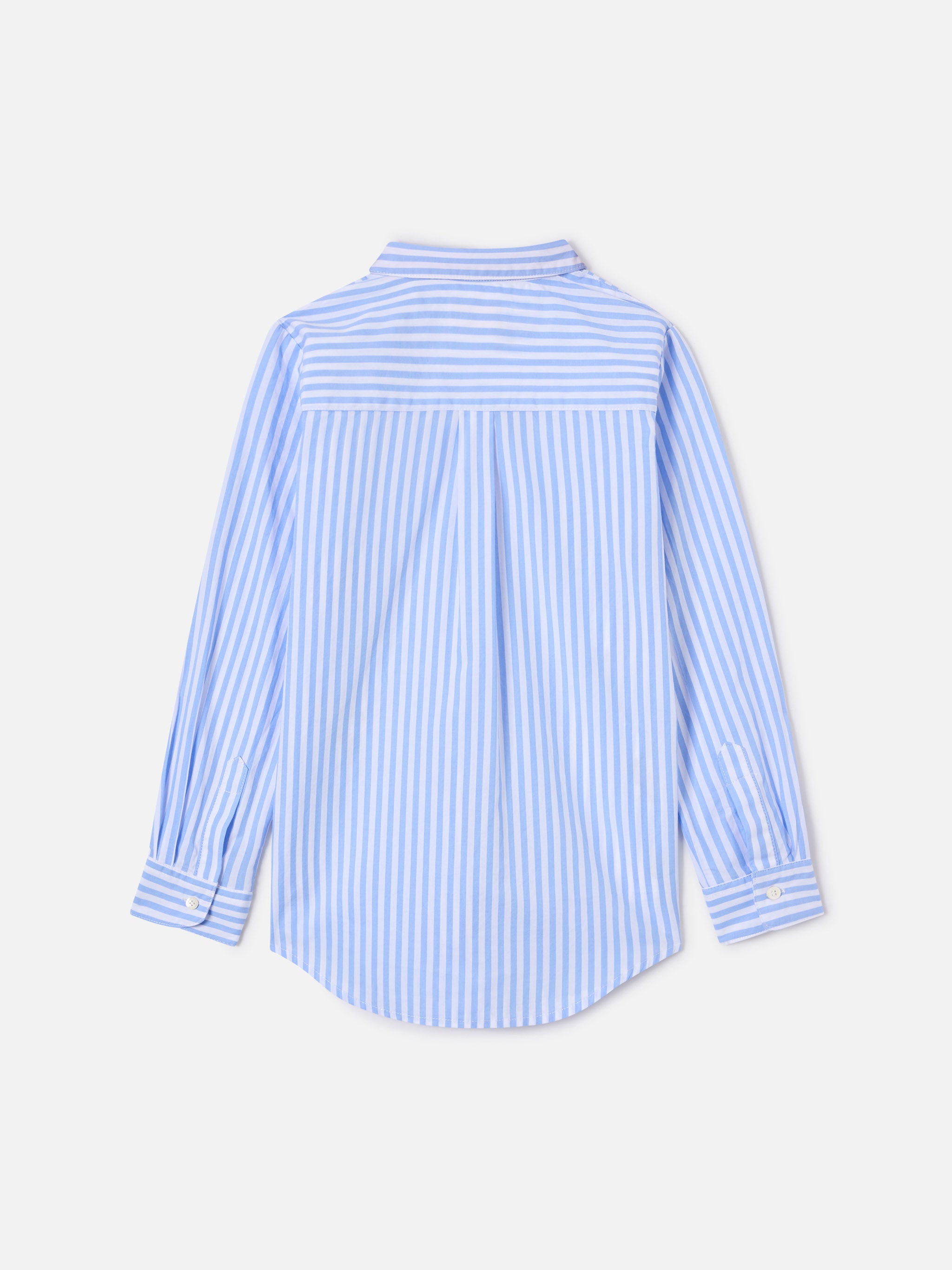 mc2-saint-barth-mini-brigitte-camicia-bambina-righe-bianche-azzurre-looney-tunes image 3