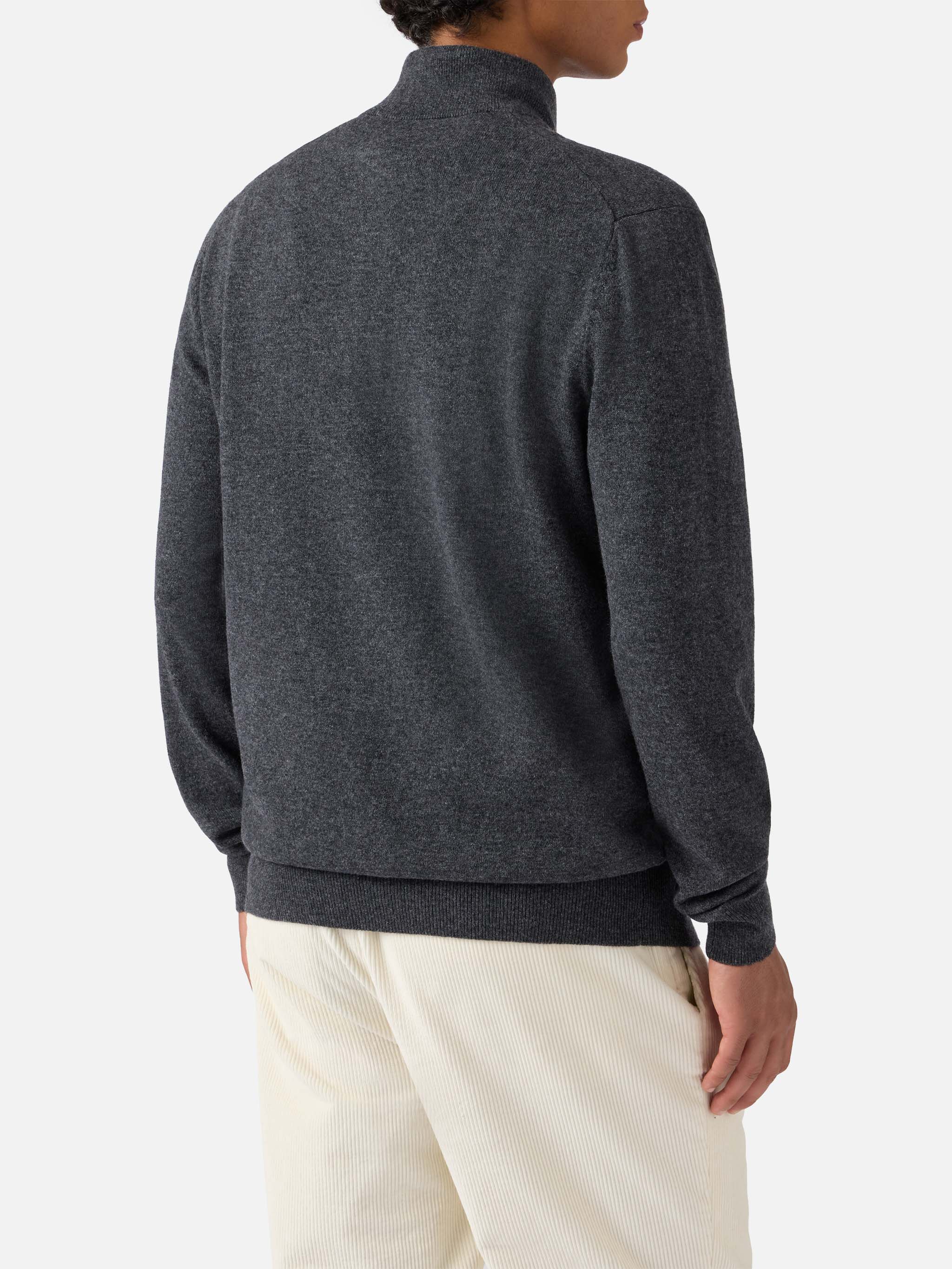 mc2-saint-barth-maglione-danya-mezzocollo-zip-lana-merino-cashmere-antracite image 3