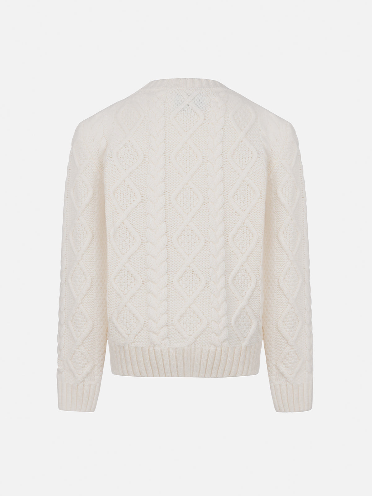 mc2-saint-barth-malmo-maglione-bambina-bianco-trecce-ricamo-cortina image 2